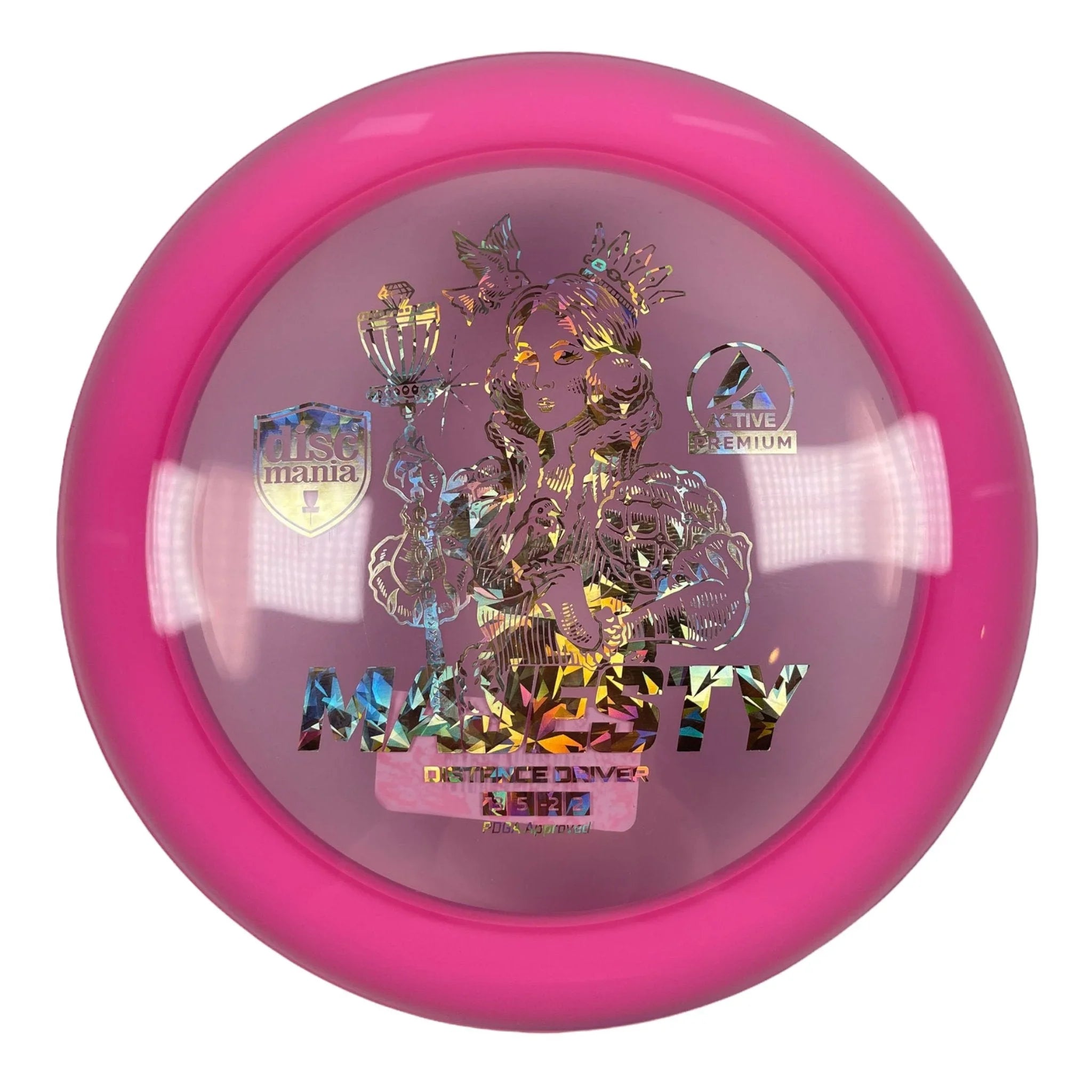 Discmania Majesty | Active Premium | Pink/Holo 172g Disc Golf
