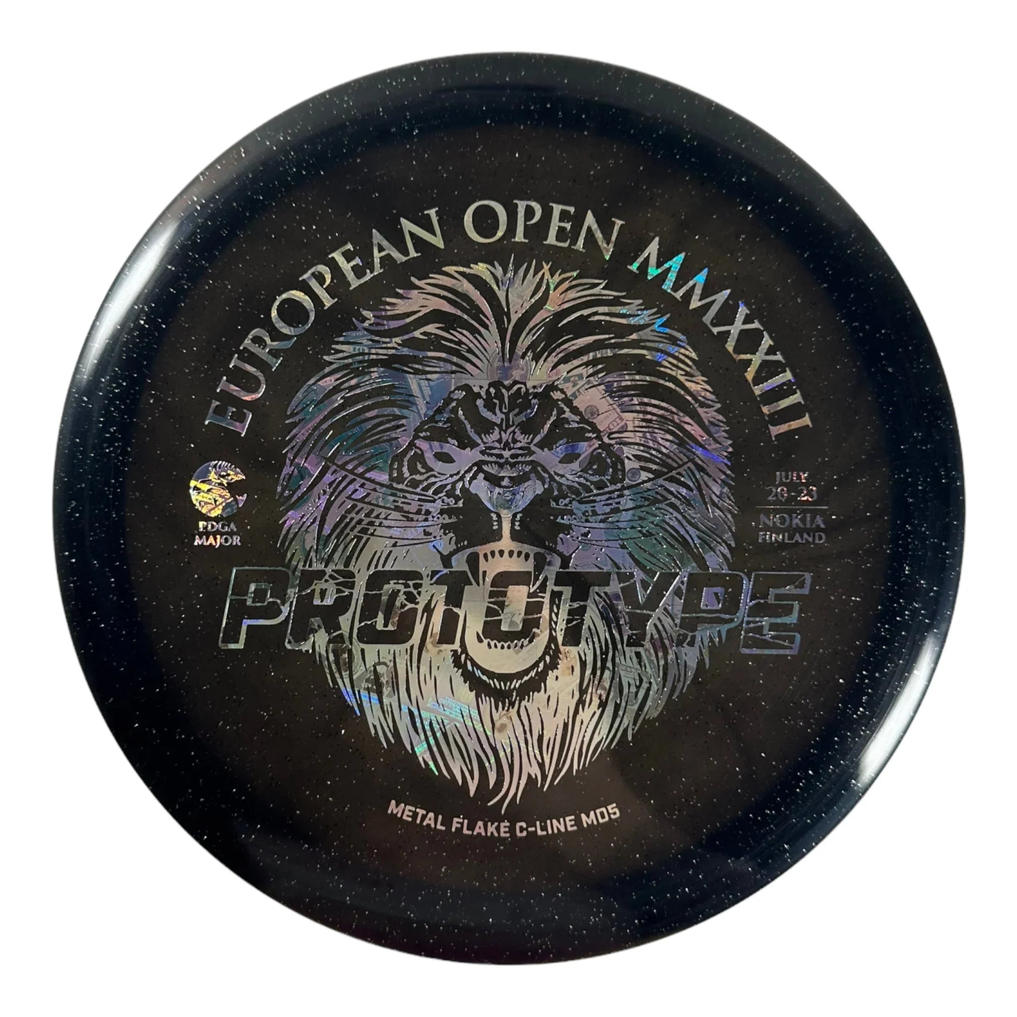 Discmania MD5 | Metal Flake C - Line | Black/Holo 171g (EO Prototype) Disc Golf