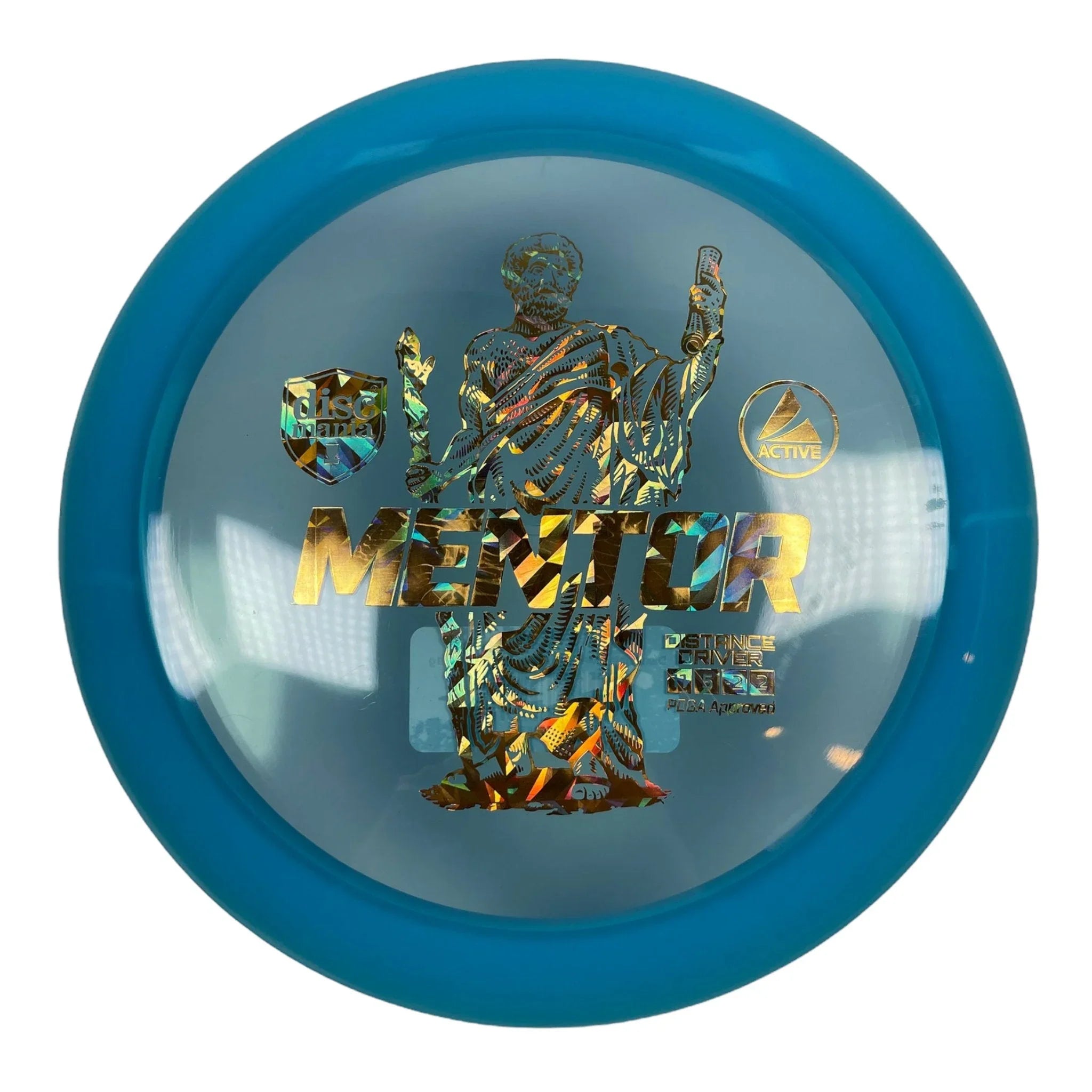 Discmania Mentor | Active Premium | Blue/Gold 171g Disc Golf