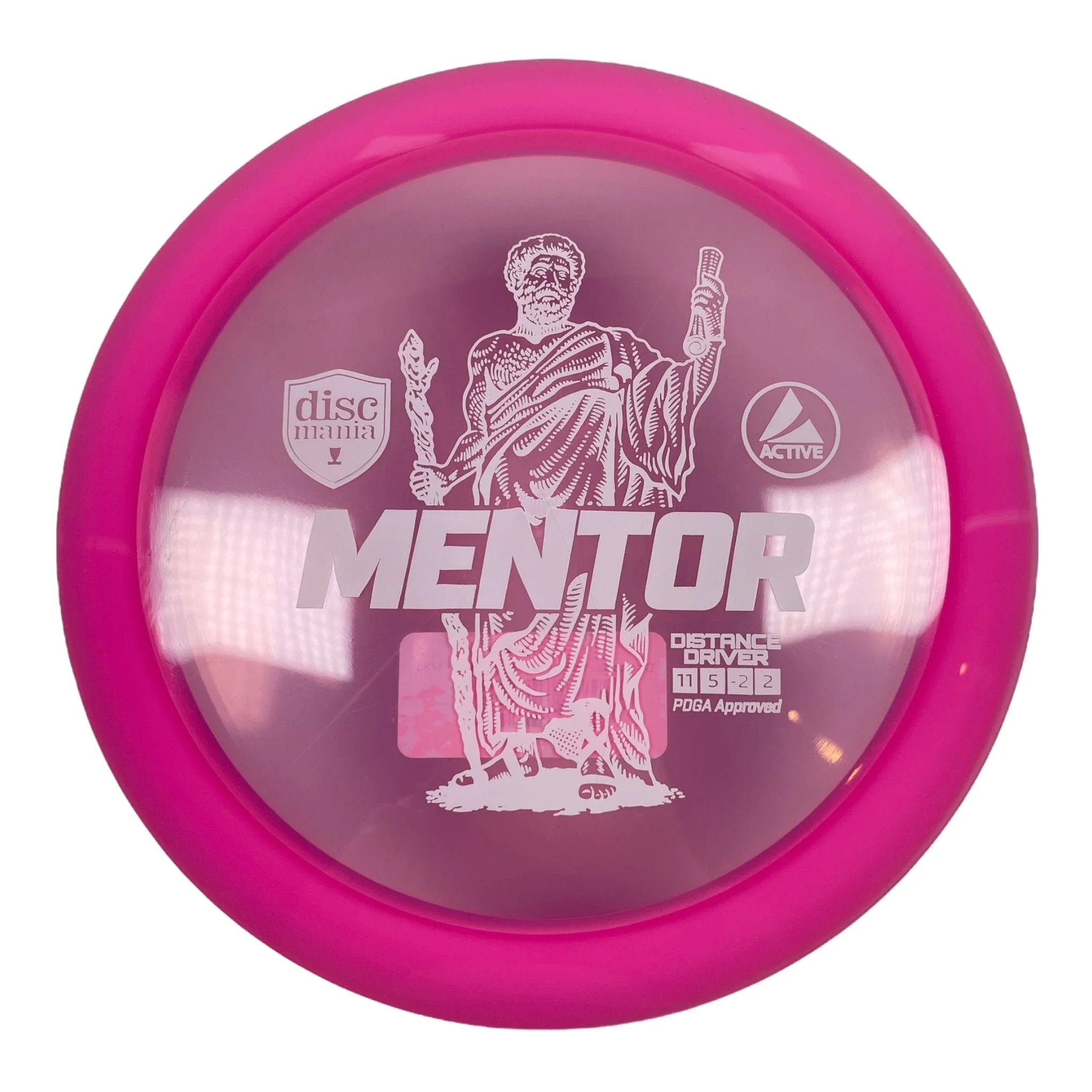 Discmania Mentor | Active Premium | Pink/White 169 - 173g Disc Golf