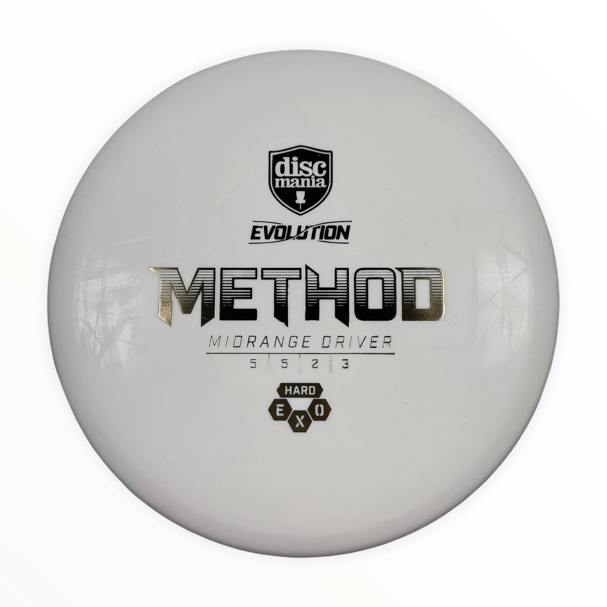 Discmania Method | Exo Hard | White/Gold 170 - 175g Disc Golf