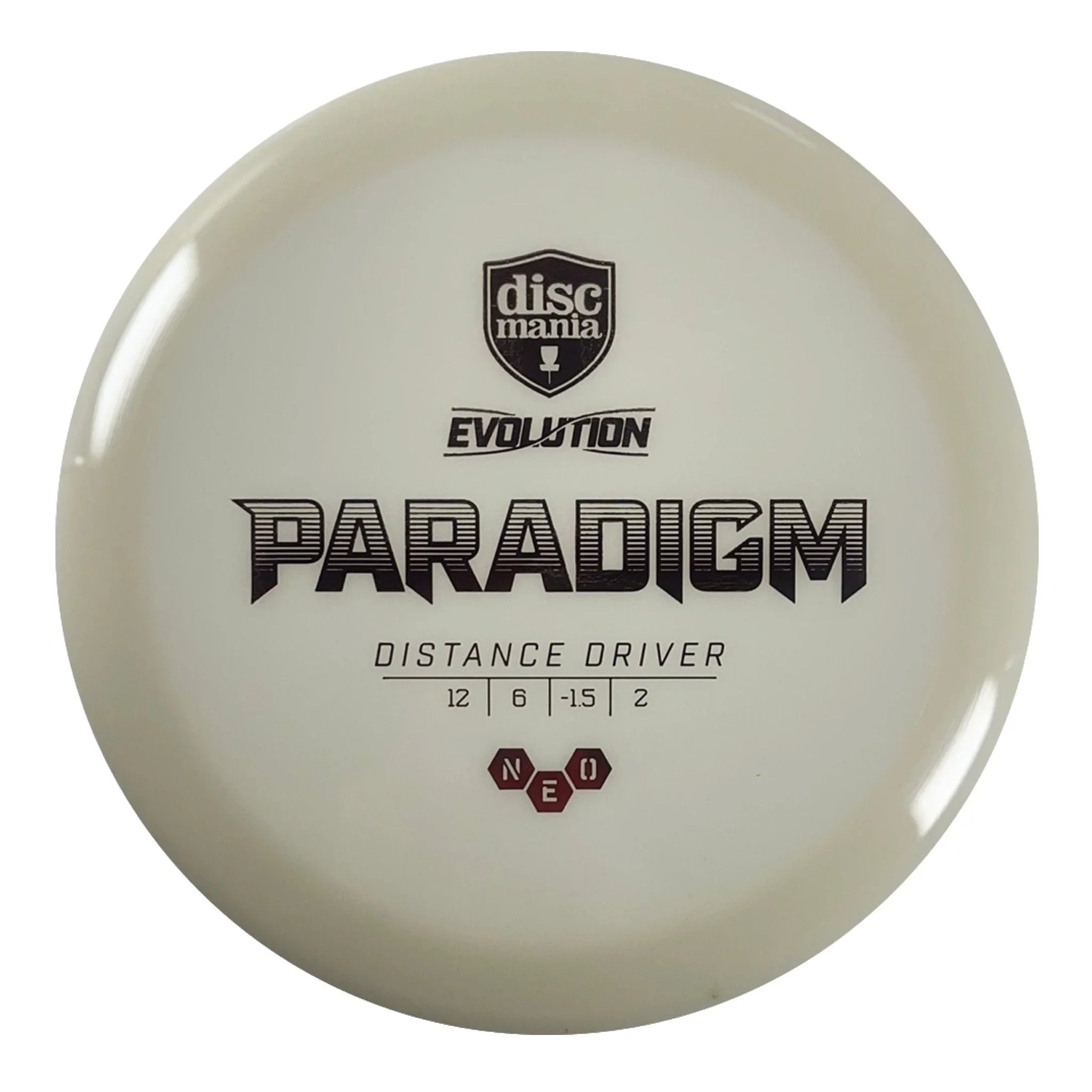 Discmania Paradigm | Neo | White/Red 173 - 174g Disc Golf