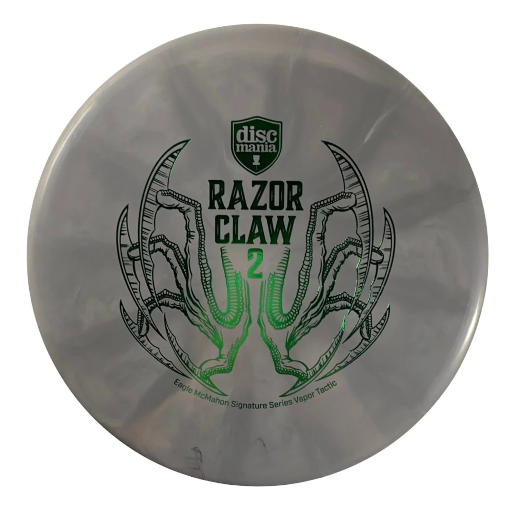Discmania Razor Claw 2 - Tactic | Lux Vapor | Grey/Green 173g (Eagle McMahon) Disc Golf