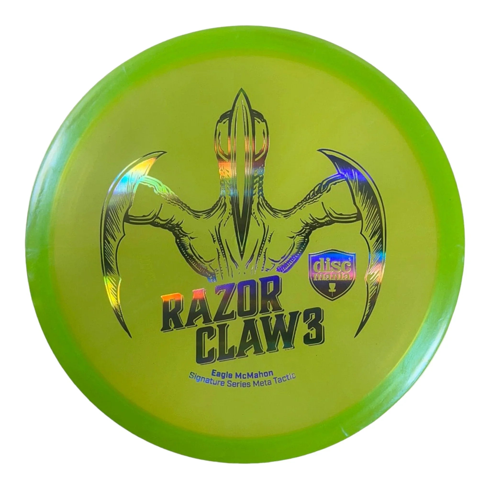 Discmania Razor Claw 3 - Tactic | Meta | Green/Holo 171g (Eagle McMahon) Disc Golf