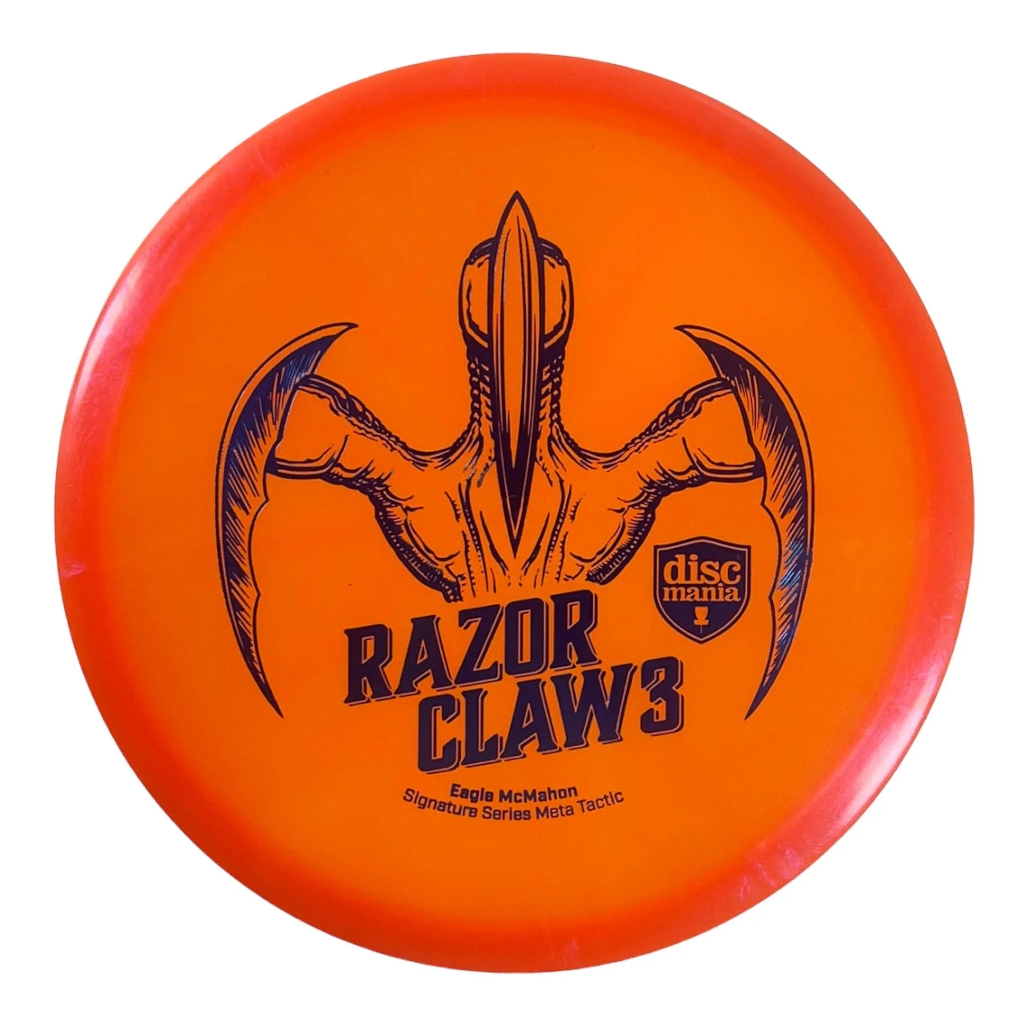 Discmania Razor Claw 3 - Tactic | Meta | Orange/Blue 171 - 172g (Eagle McMahon) Disc Golf