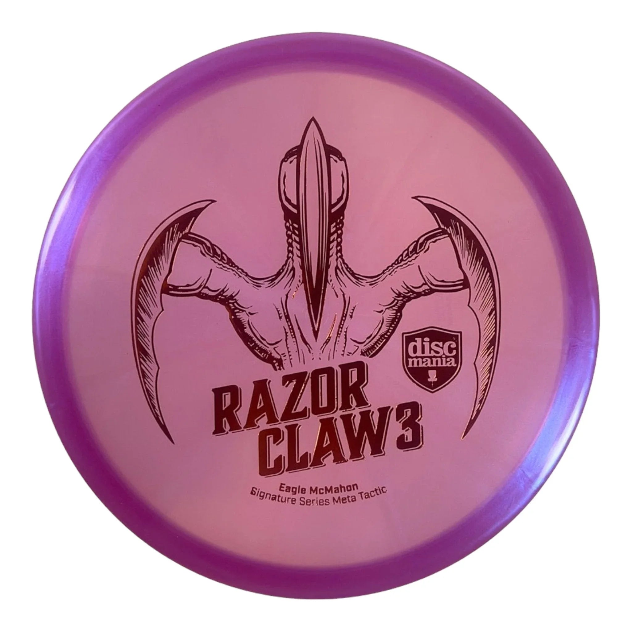 Discmania Razor Claw 3 - Tactic | Meta | Purple/Bronze 172g (Eagle McMahon) Disc Golf