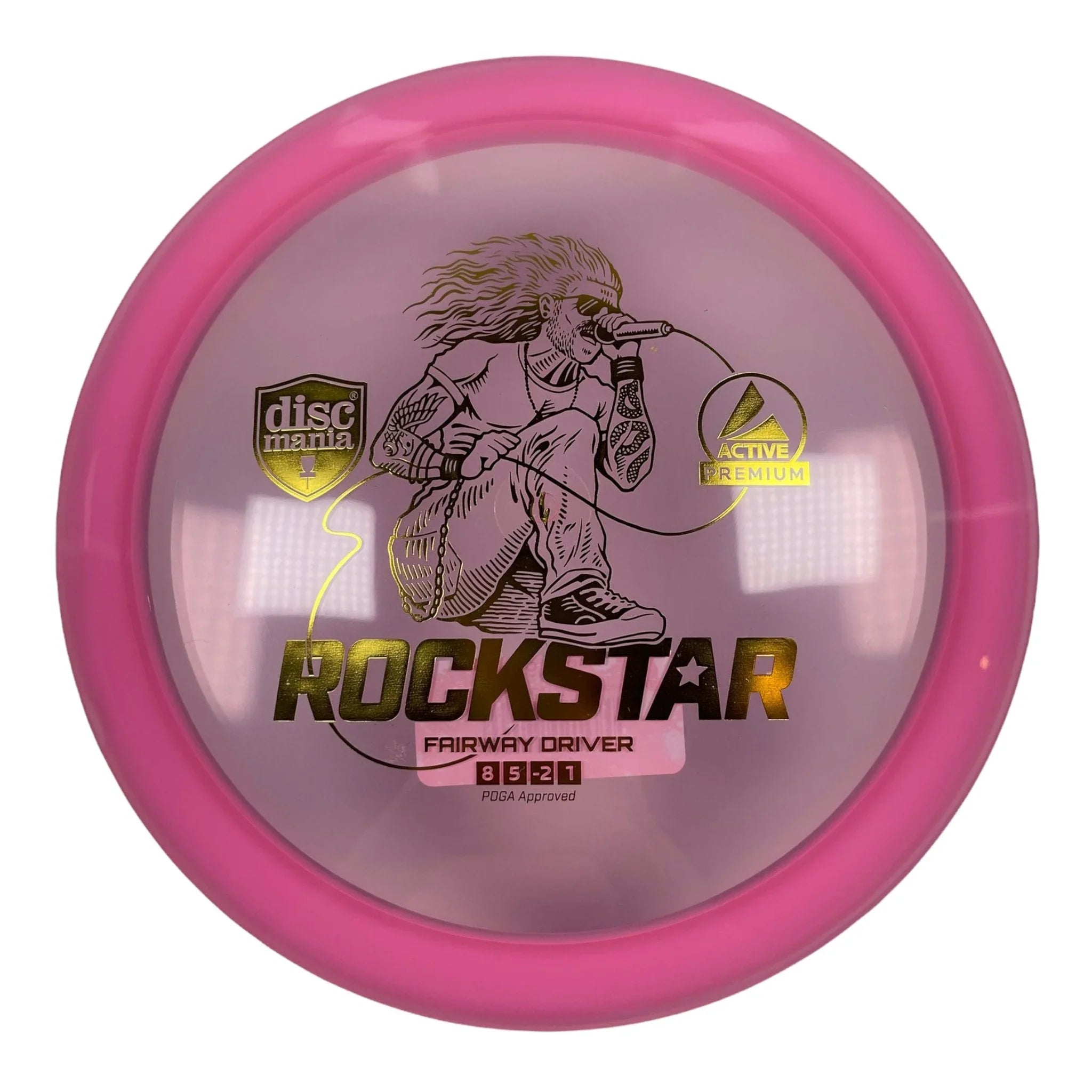 Discmania Rockstar | Active Premium | Pink/Silver 171 - 174g Disc Golf