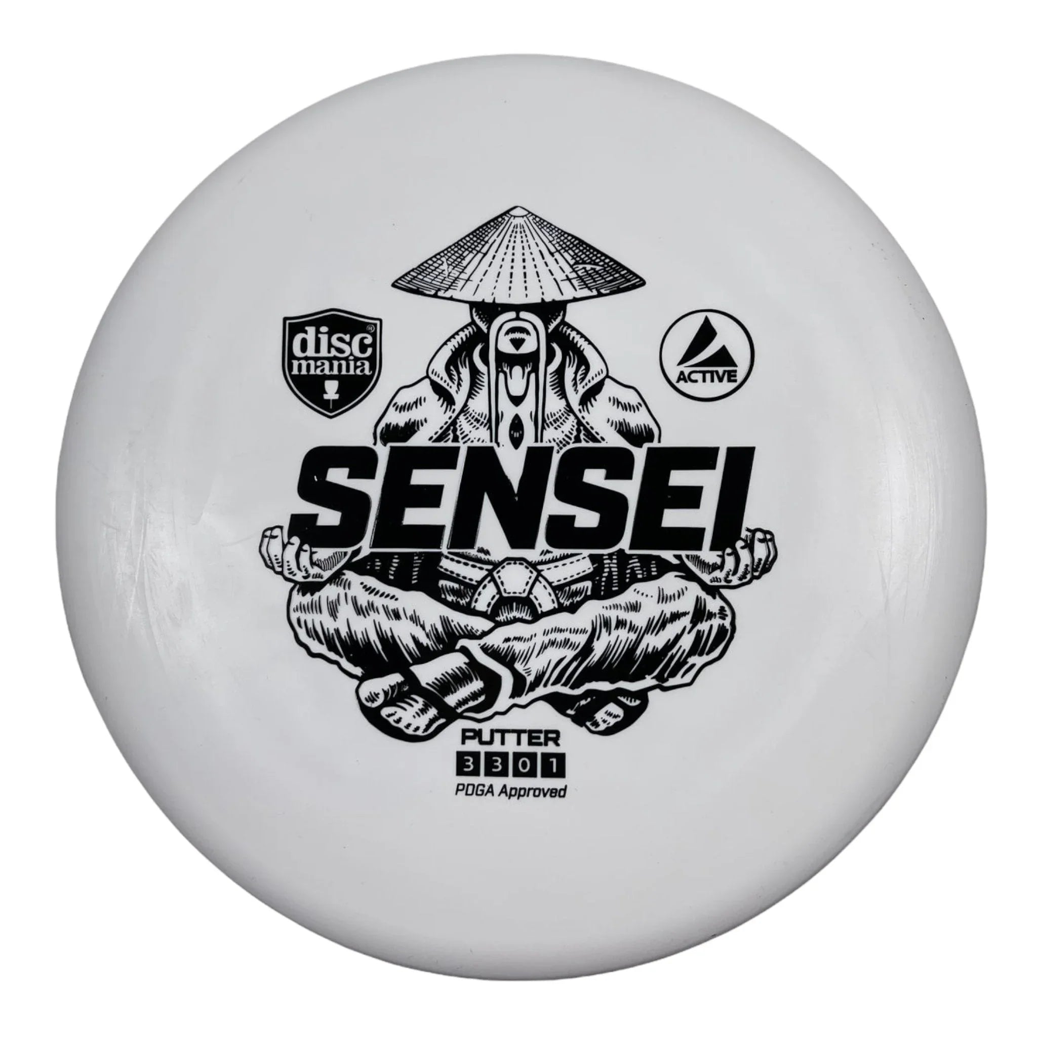 Discmania Sensei | Active | White/Black 164 - 167g Disc Golf