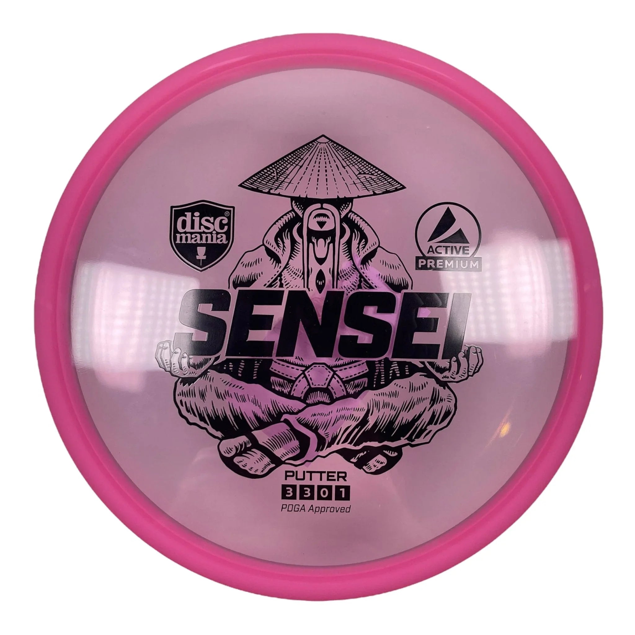 Discmania Sensei | Active Premium | Pink/Black 174 - 175g Disc Golf