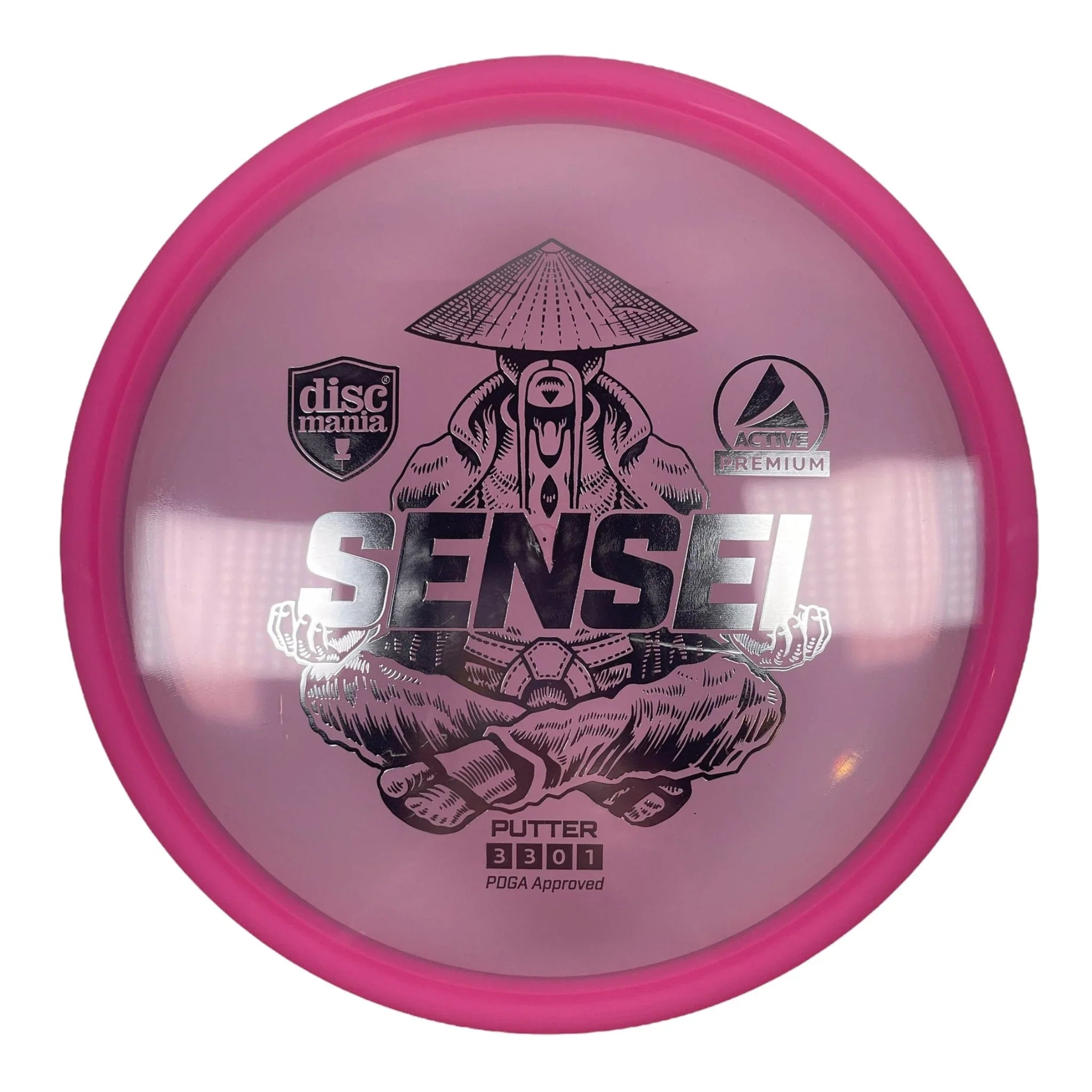 Discmania Sensei | Active Premium | Pink/Silver 173 - 175g Disc Golf
