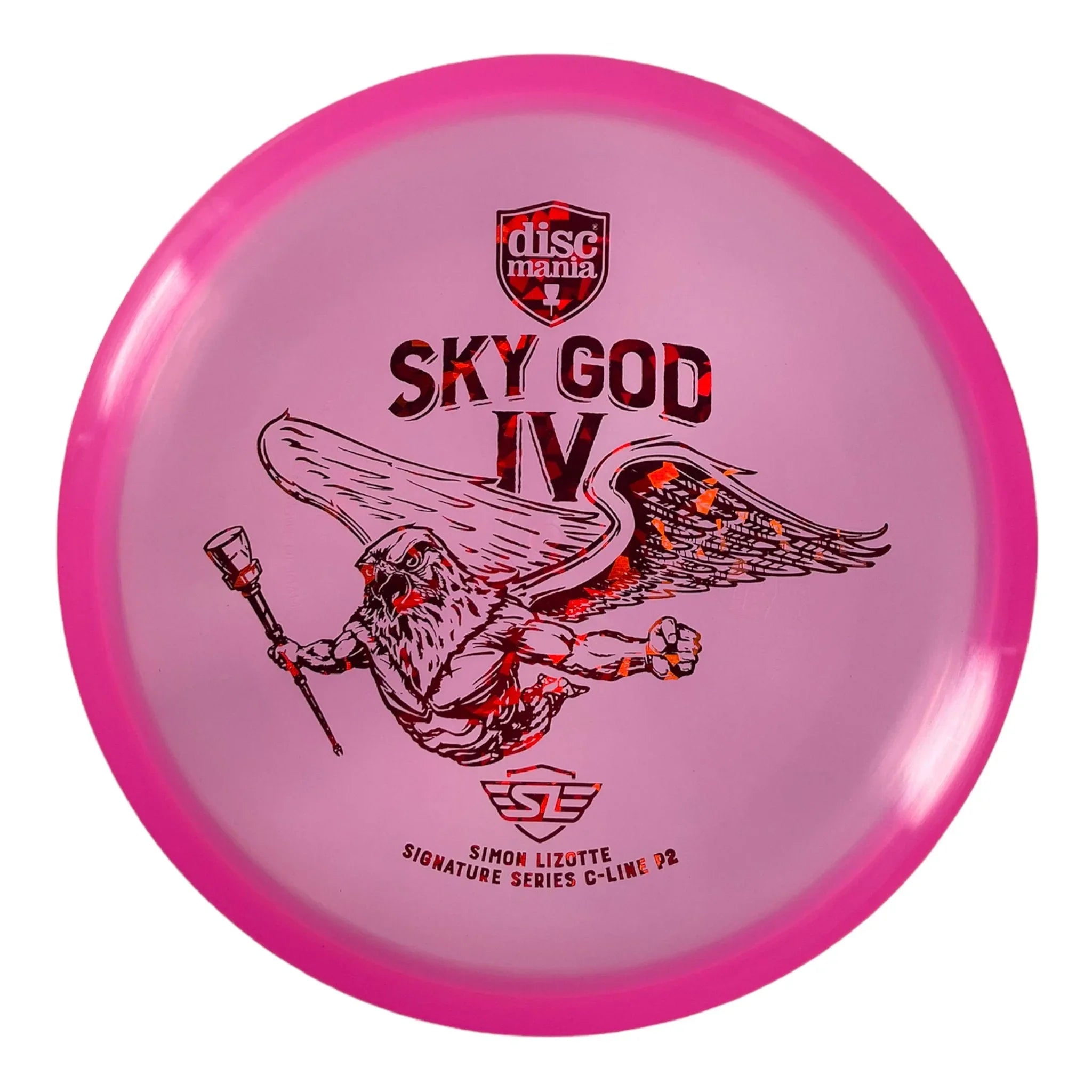 Discmania Sky God IV - P2 | C - Line | Pink/Red 175 - 176g (Simon Lizotte) Disc Golf