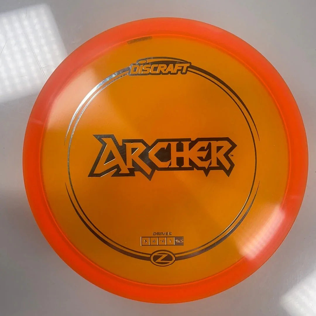 Discraft Archer | Z Line | Orange/Silver 167g Disc Golf
