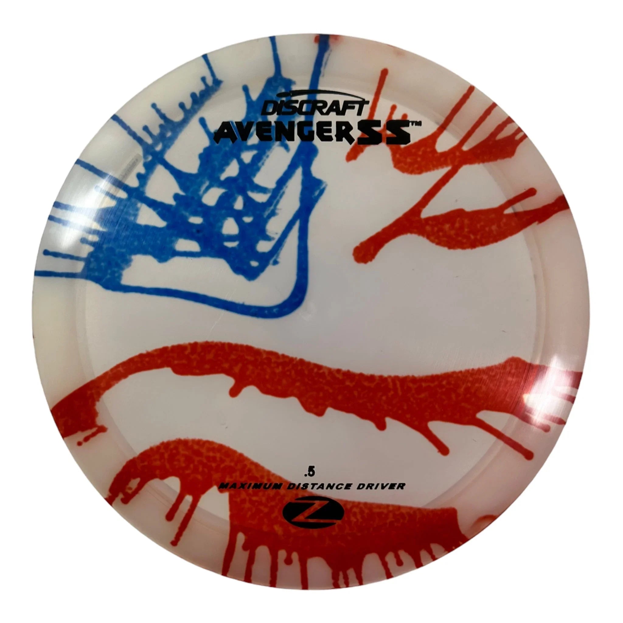 Discraft Avenger SS | Z Line Fly Dye | USA/Black 173g Disc Golf
