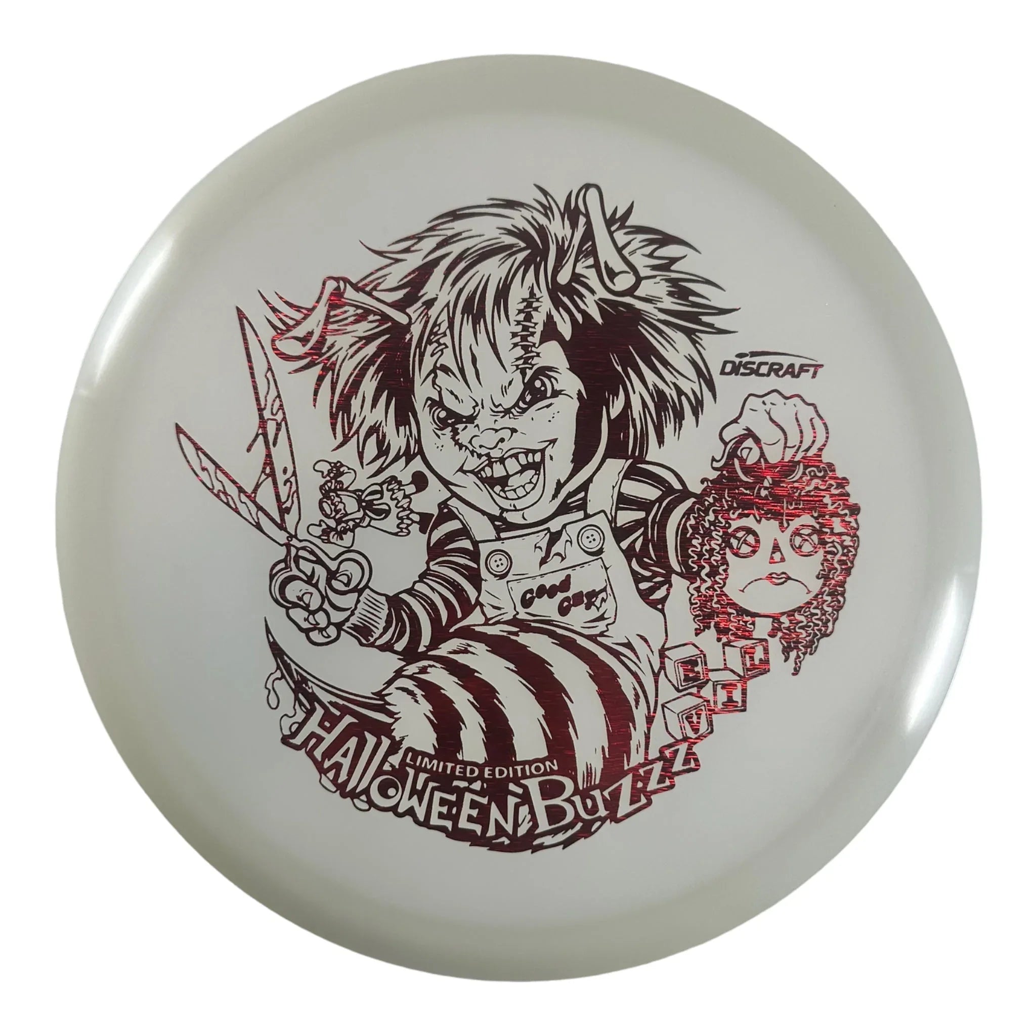 Discraft Buzzz | Nite Glo | Glow/Red 177g (Halloween 2022) Disc Golf