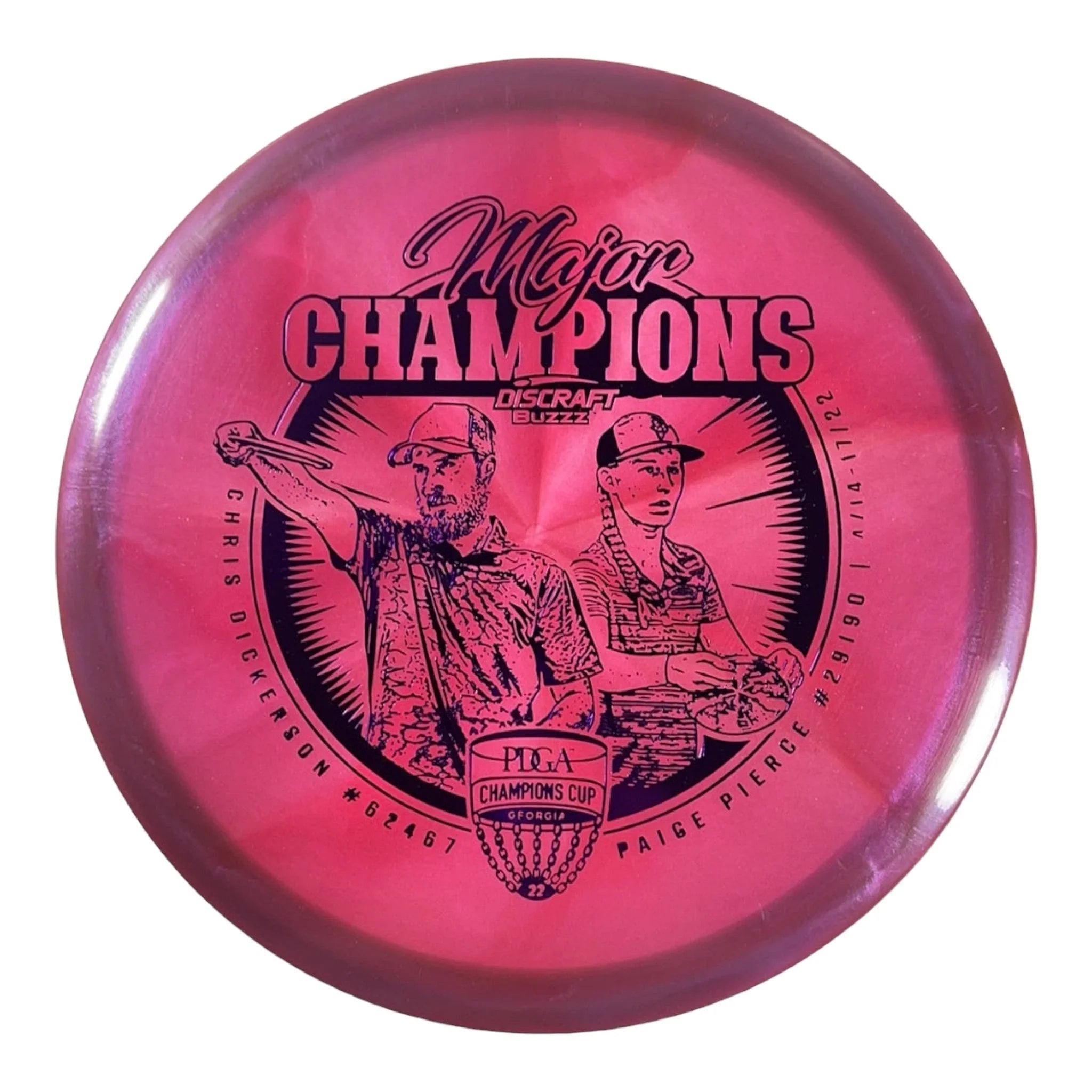 Discraft Buzzz | Z Swirl | Pink/Purple 174g Disc Golf