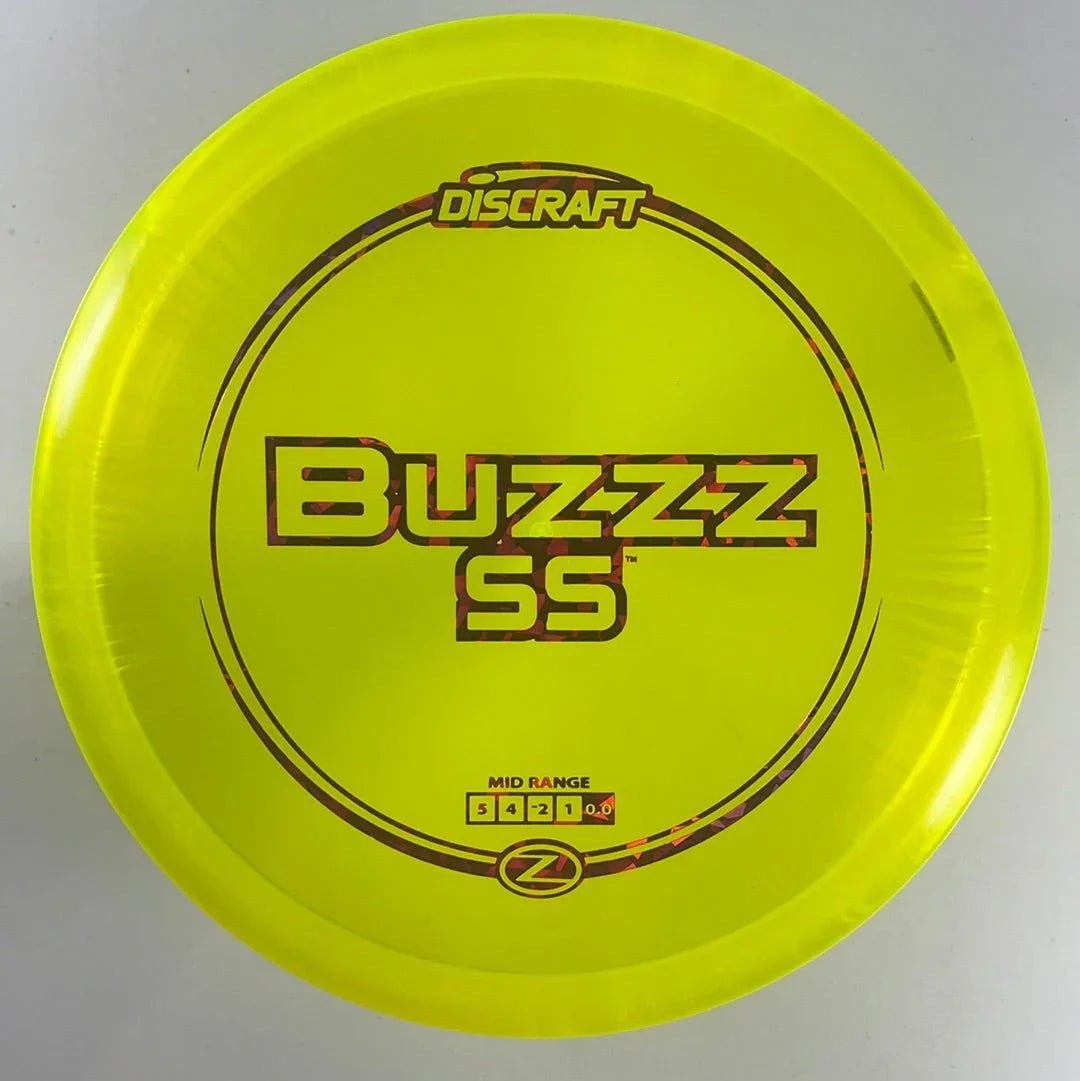 Discraft Buzzz SS | Z Line | Yellow/Pink 177g Disc Golf