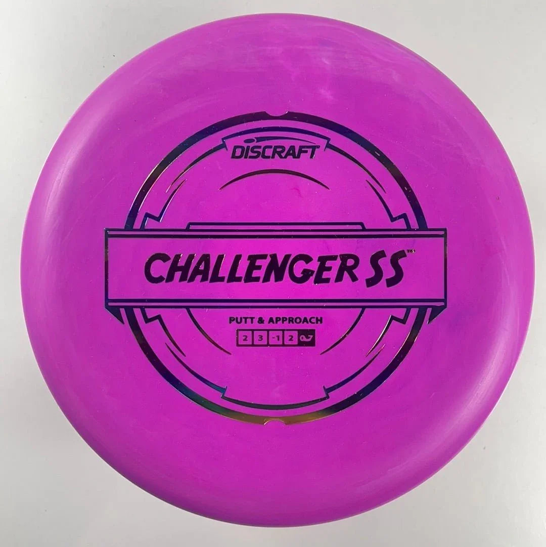 Discraft Challenger SS | Putter Line | Purple/Rainbow 174g Disc Golf