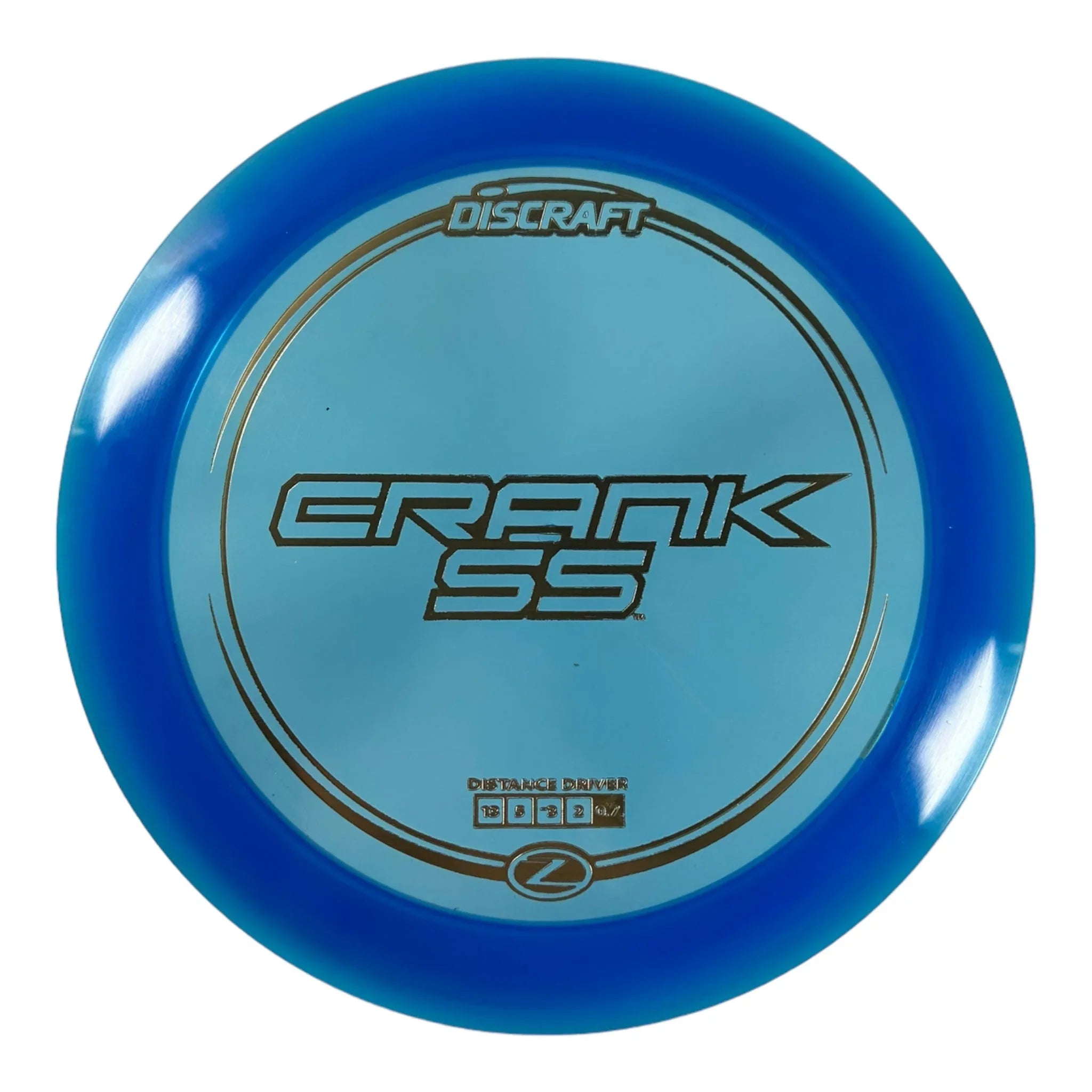 Discraft Crank SS | Z Line | Blue/Gold 172g Disc Golf
