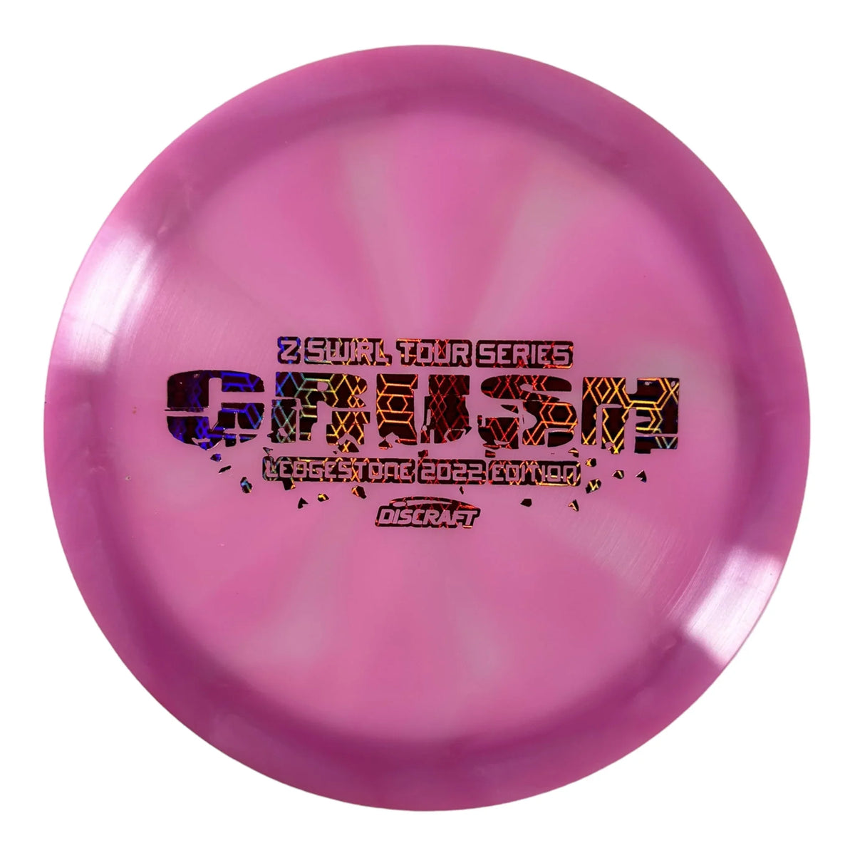 Discraft Crush | Z Swirl | Pink/Pink 173g Disc Golf