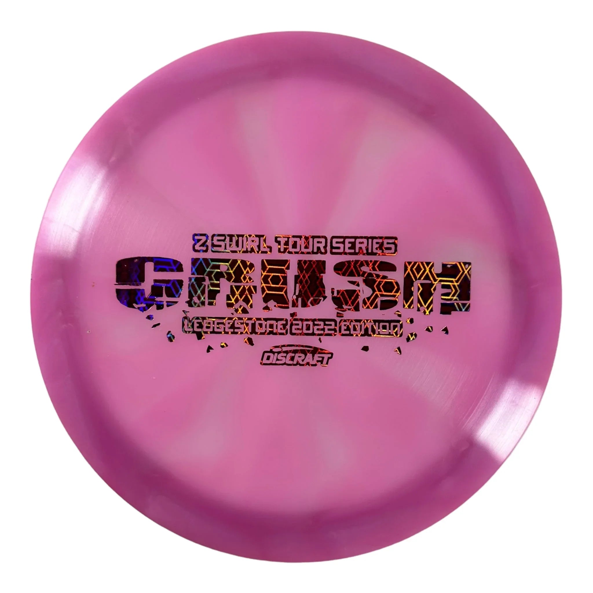 Discraft Crush | Z Swirl | Pink/Pink 173g Disc Golf