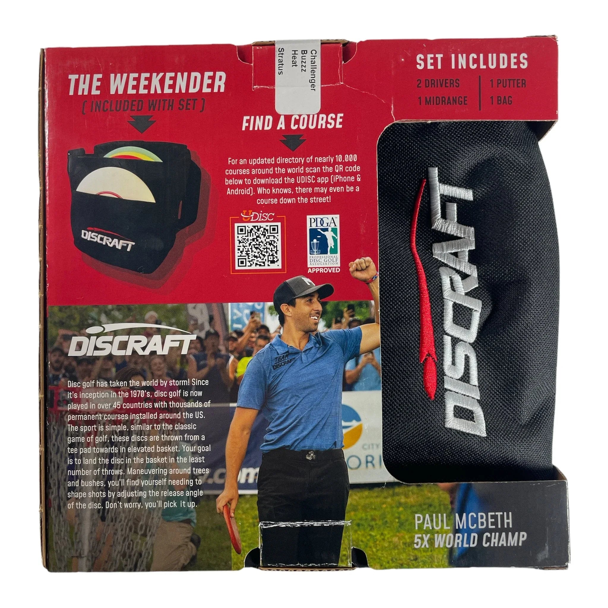 Discraft Discraft Deluxe Disc Golf Set Disc Golf