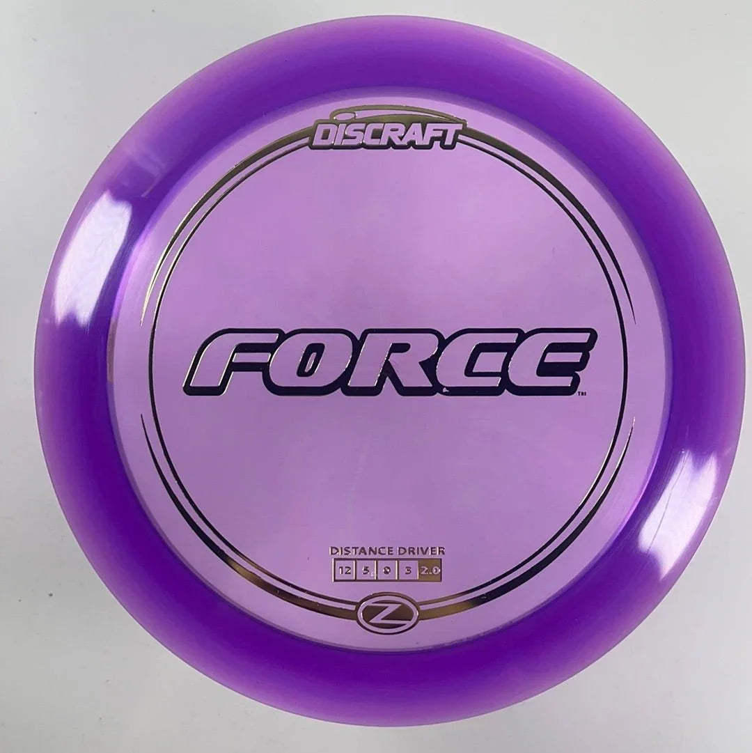 Discraft Force | Z Line | Purple/Gold 173g Disc Golf