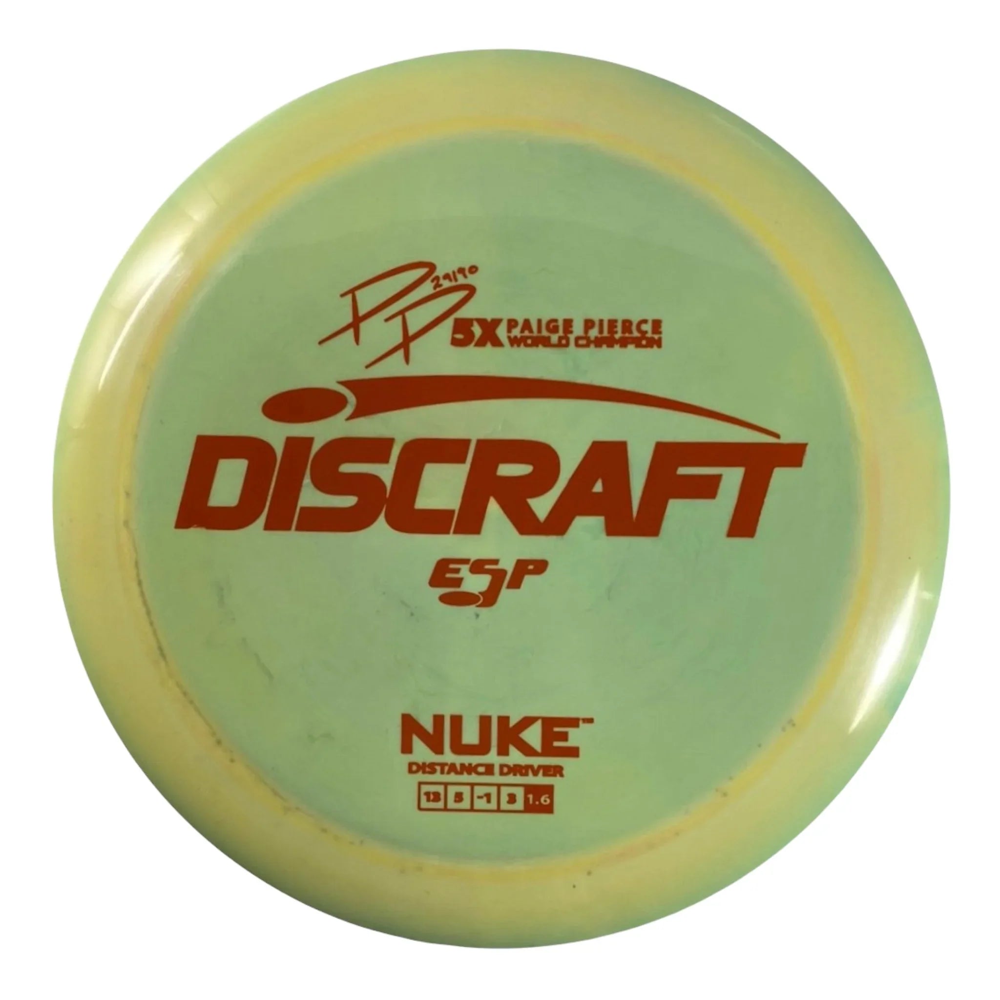 Discraft Nuke | ESP | Yellow/Orange 173g (Paige Pierce) Disc Golf