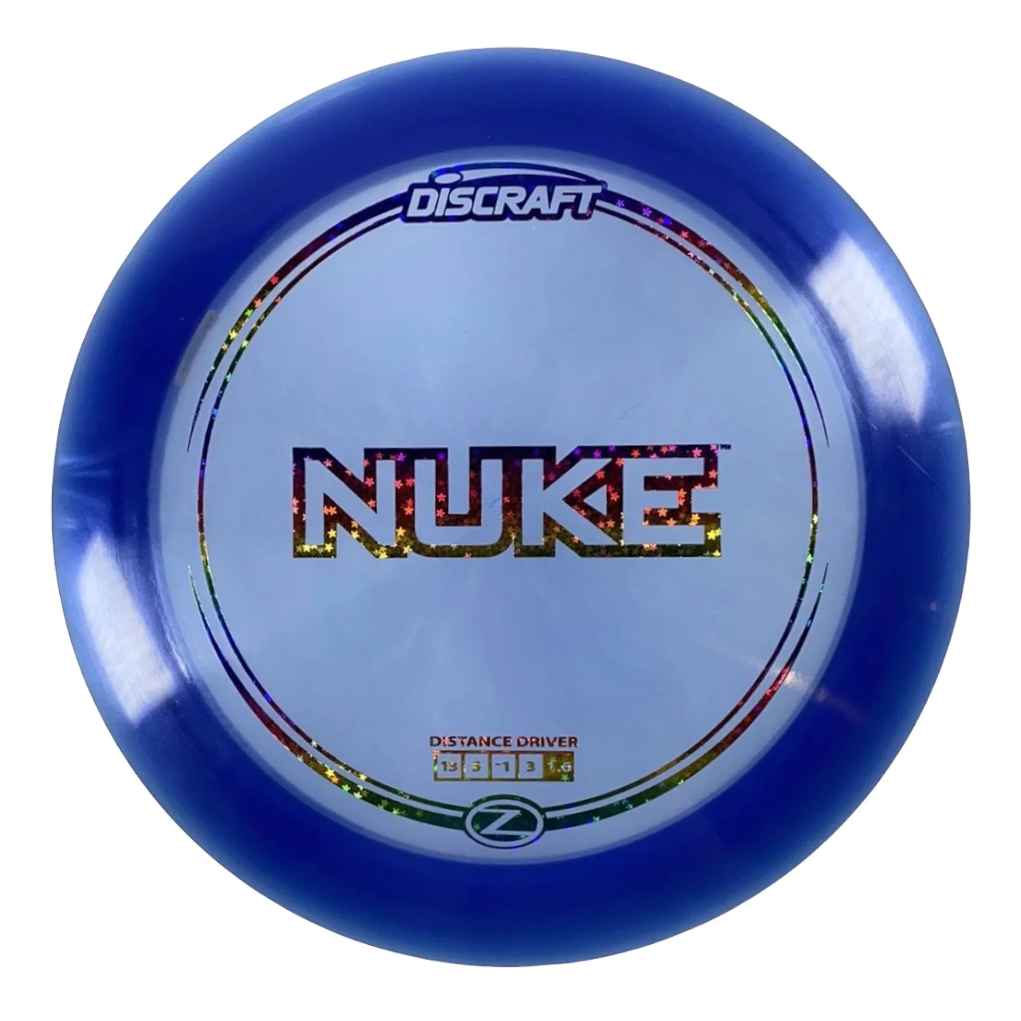 Discraft Nuke | Z Line | Blue/Rainbow 173g Disc Golf