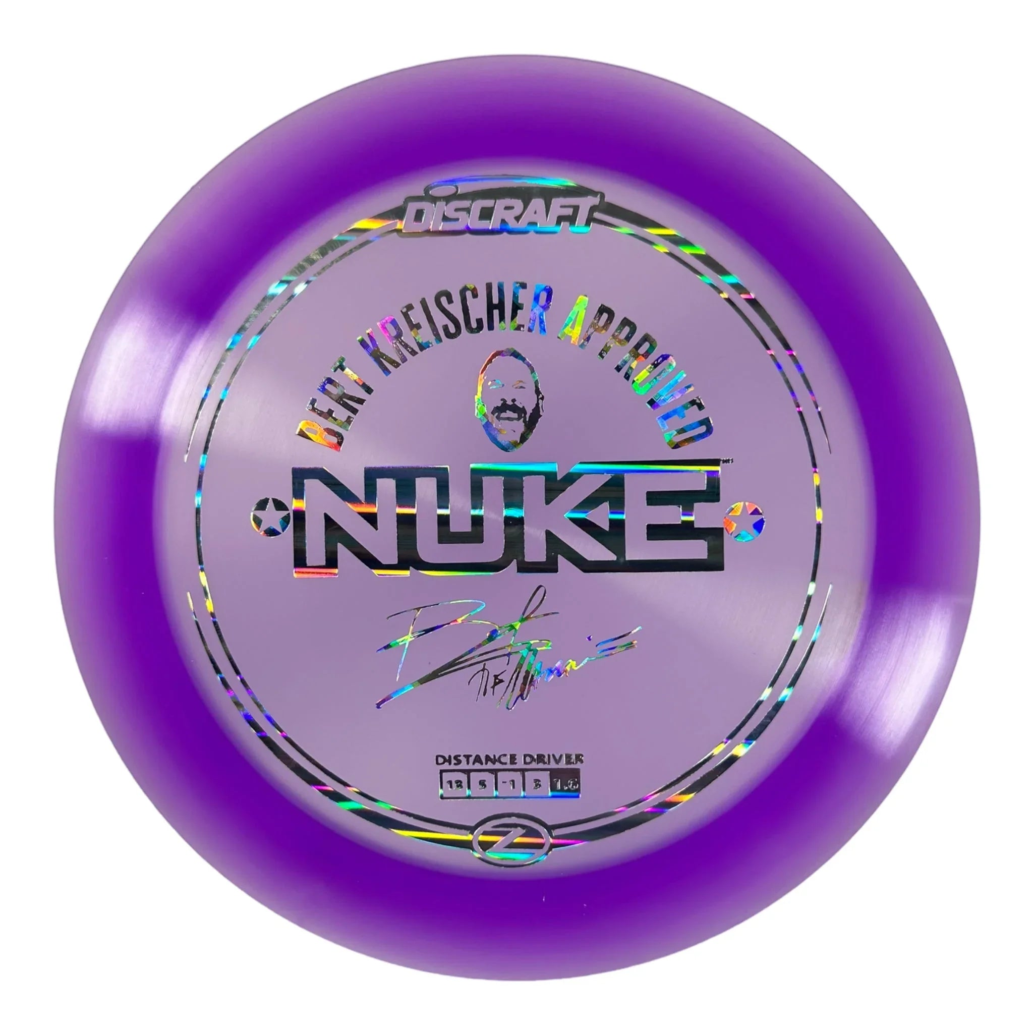 Discraft Nuke | Z Line | Purple/Holo 172g (Bert Kreischer) Disc Golf