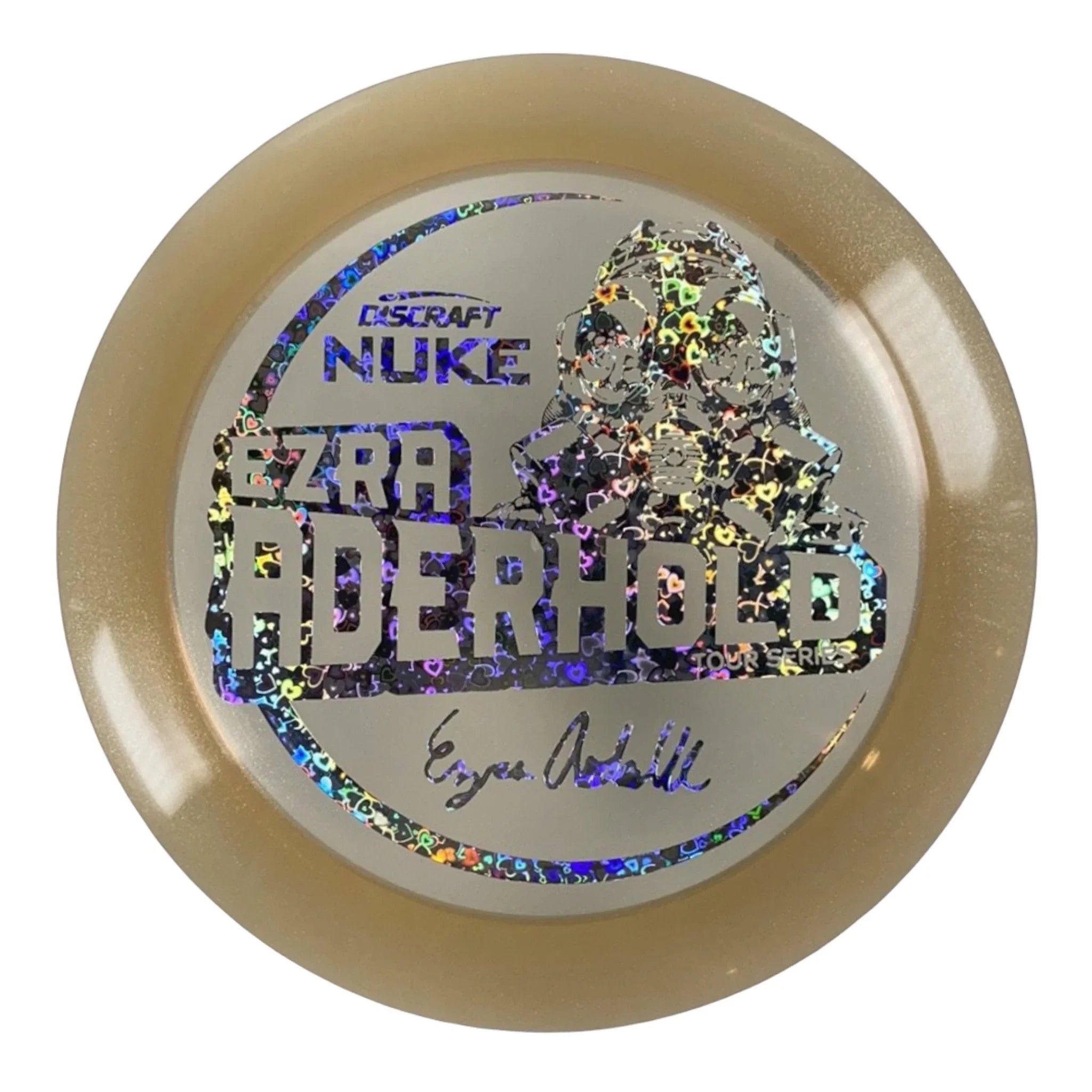 Discraft Nuke | Z Line | Tan/Holo 173g (Ezra Aderhold) Disc Golf