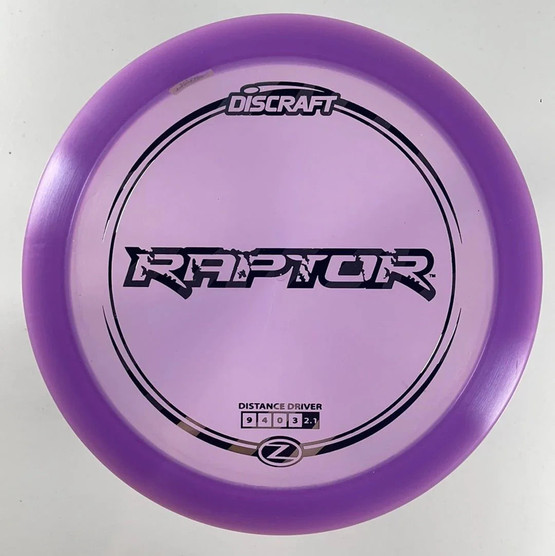 Discraft Raptor | Z Line | Purple/Stripes 173g Disc Golf