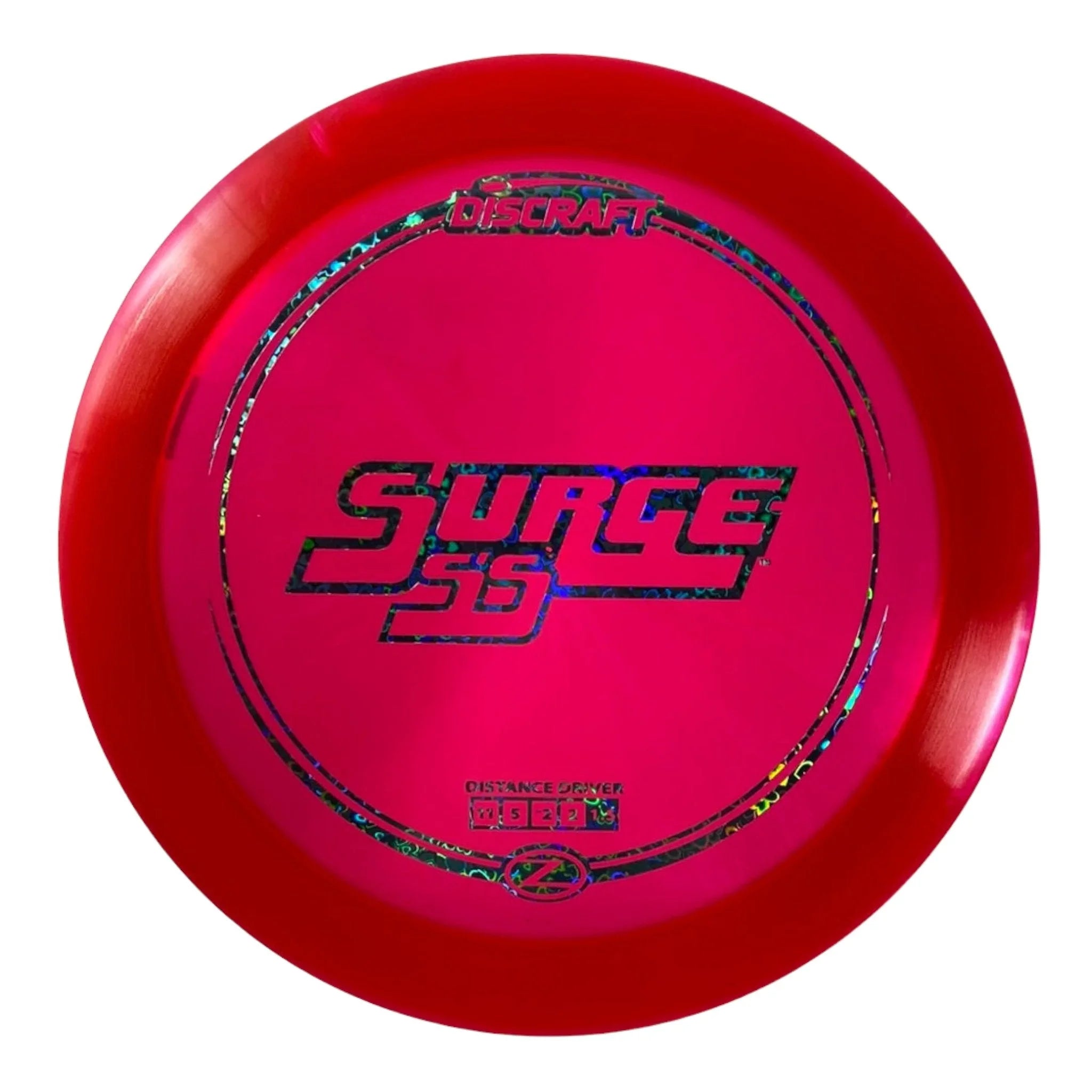 Discraft Surge SS | Z Line | Red/Blue 174g Disc Golf