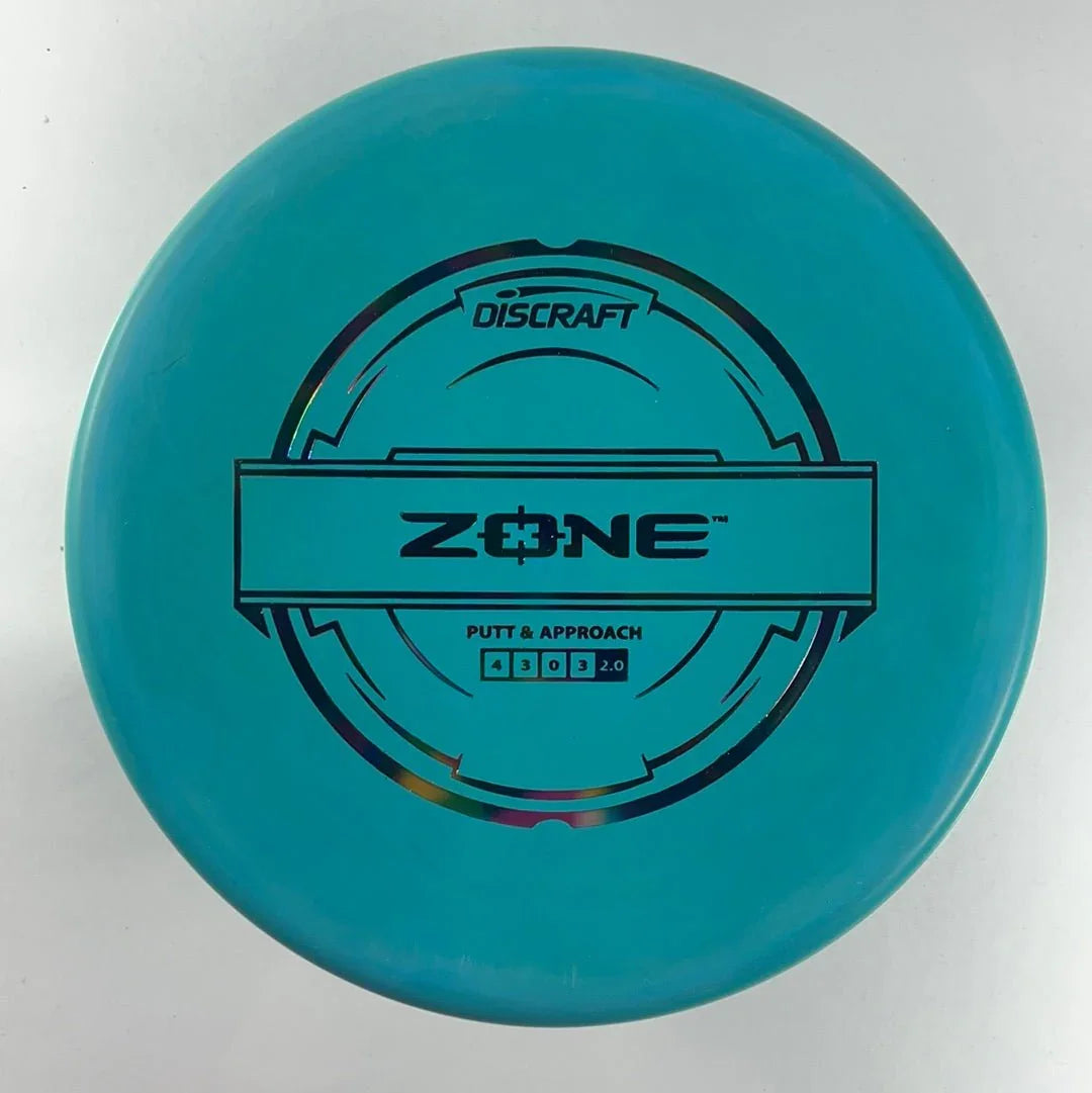 Discraft Zone | Putter Line | Green/Rainbow 172g Disc Golf