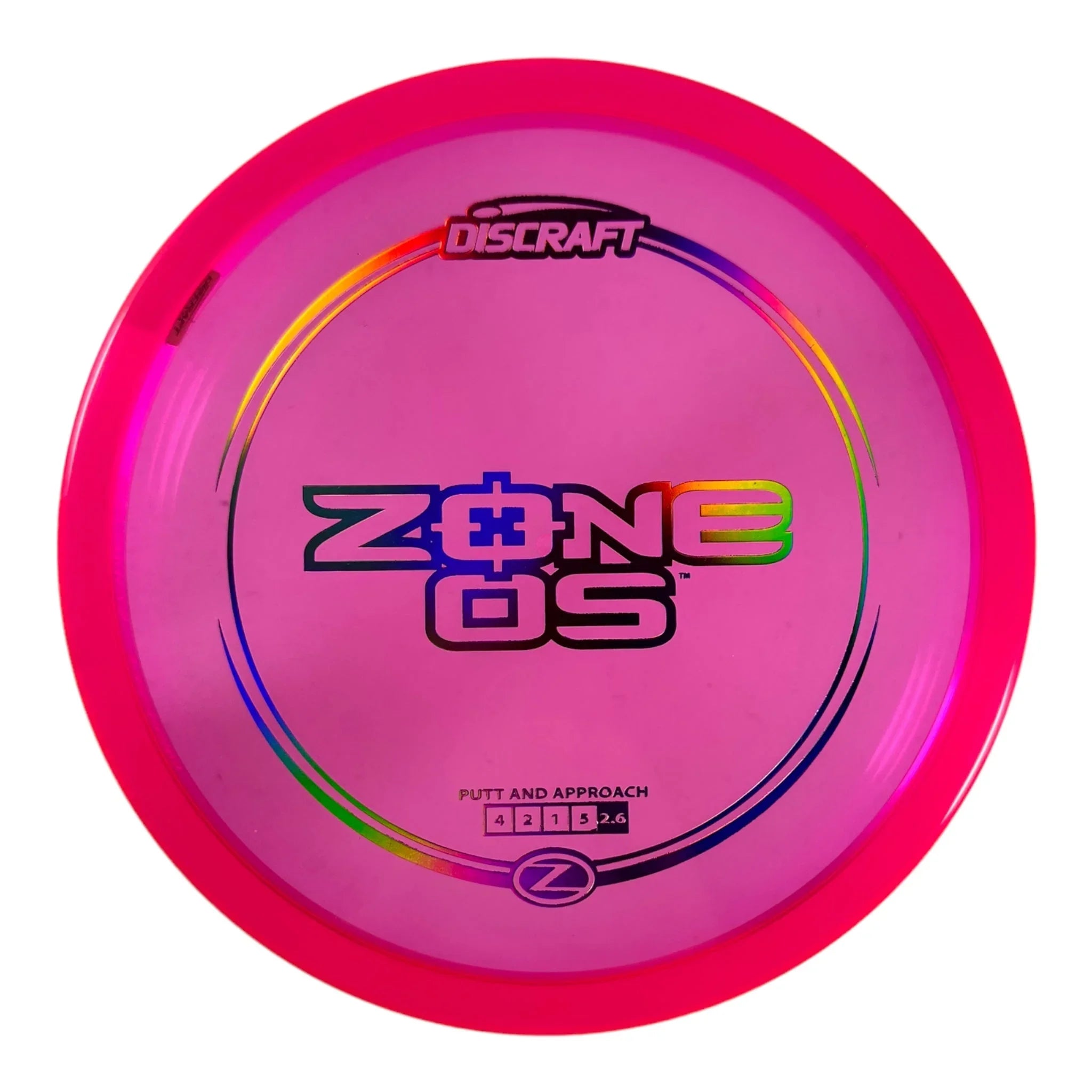 Discraft Zone OS | Z - Line | Pink/Holo 173g Disc Golf
