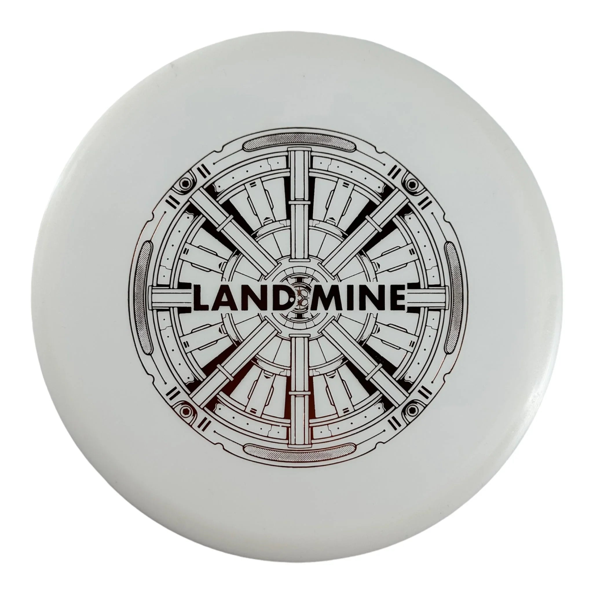 Doomsday Discs Land Mine | Weapons Grade | White/Bronze 174 - 175g Disc Golf