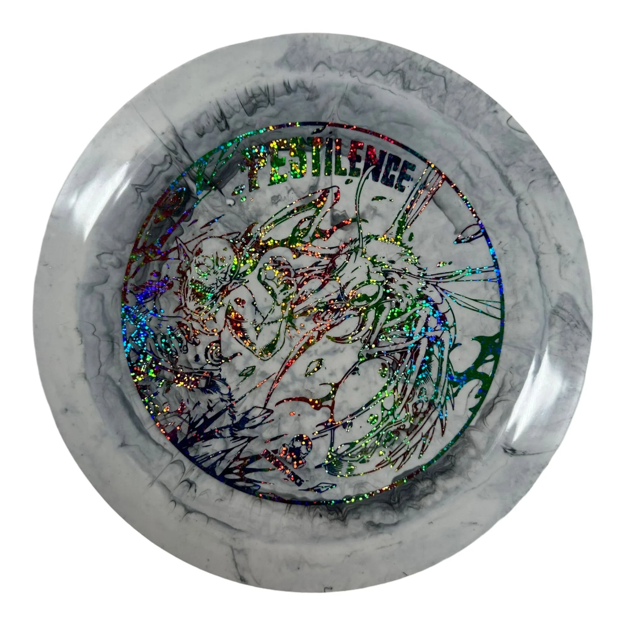 Doomsday Discs Pestilence | Toxic Waste | Grey/Partytime 174 - 175g Disc Golf