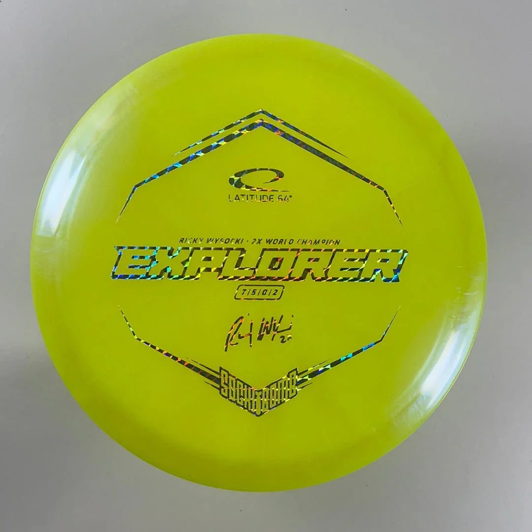 Dynamic Discs Explorer | Lucid - X Chameleon | Yellow/Holo 174g Disc Golf