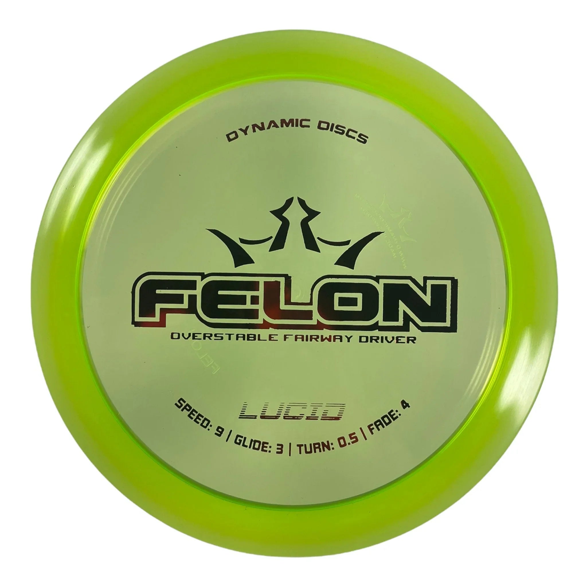 Dynamic Discs Felon | Lucid | Green/Red 174 - 176g Disc Golf