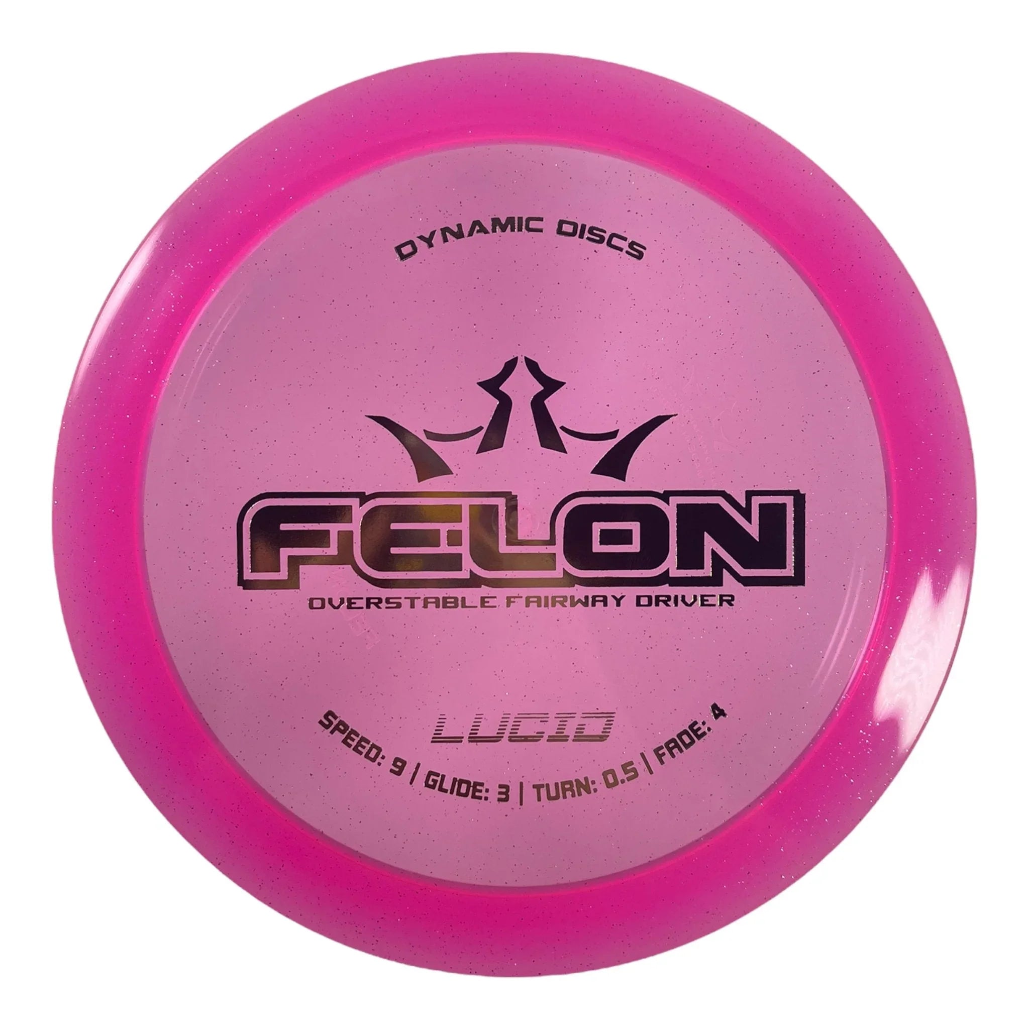 Dynamic Discs Felon | Lucid | Pink/Gold 170 - 171g Disc Golf