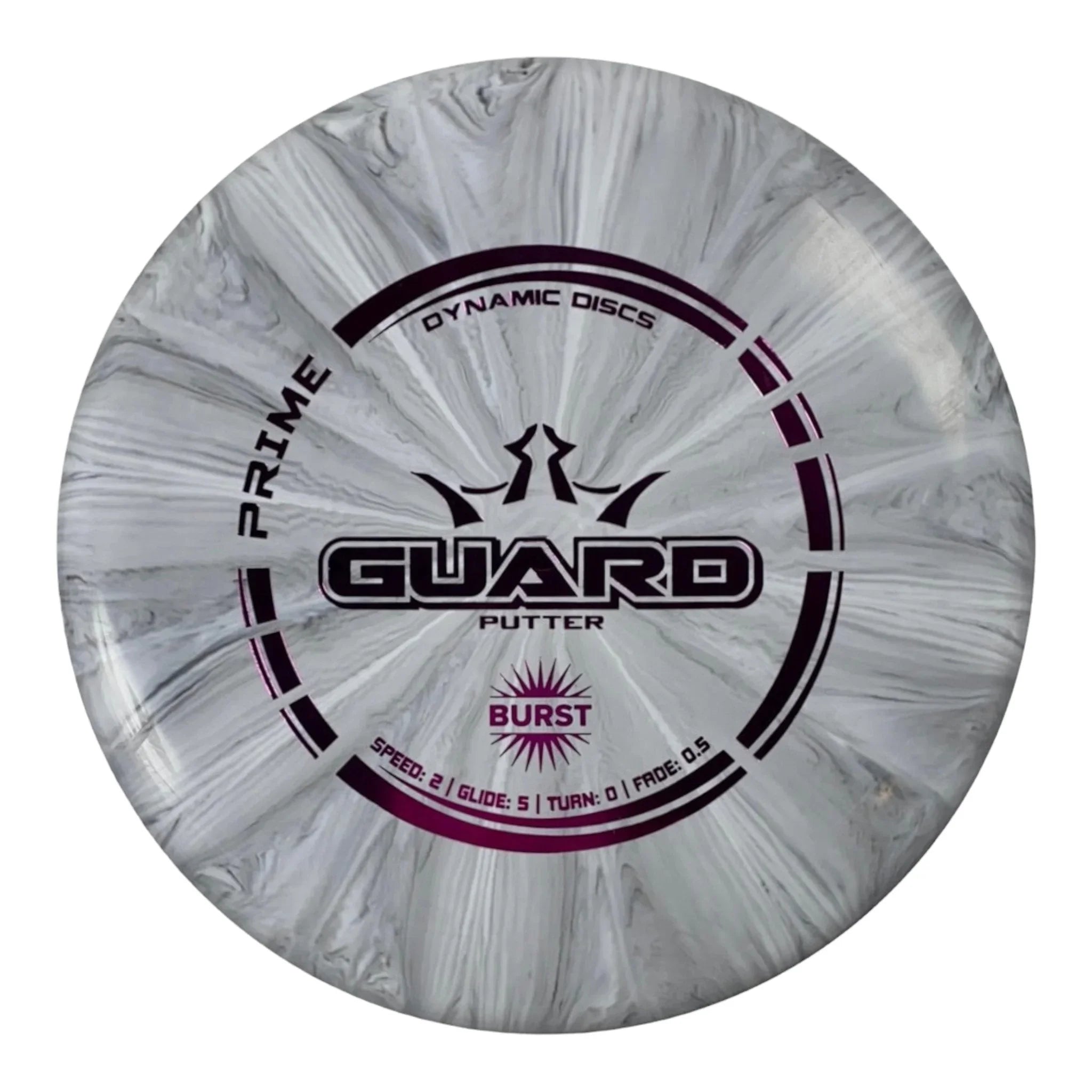 Dynamic Discs Guard | Prime Burst | Grey/Pink 173 - 174g Disc Golf