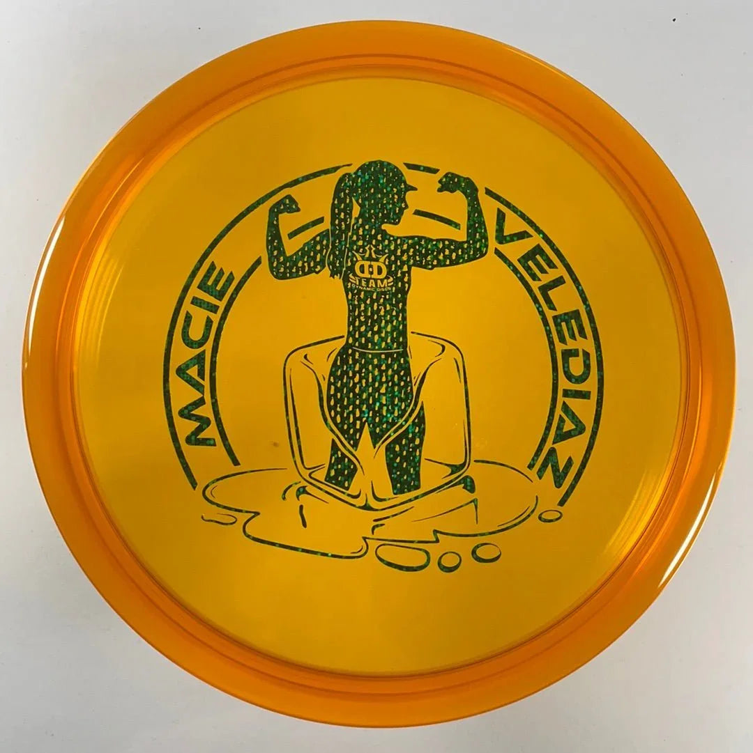 Dynamic Discs Justice | Lucid - Ice | Orange/Green 176g (Macie Velediaz) Disc Golf