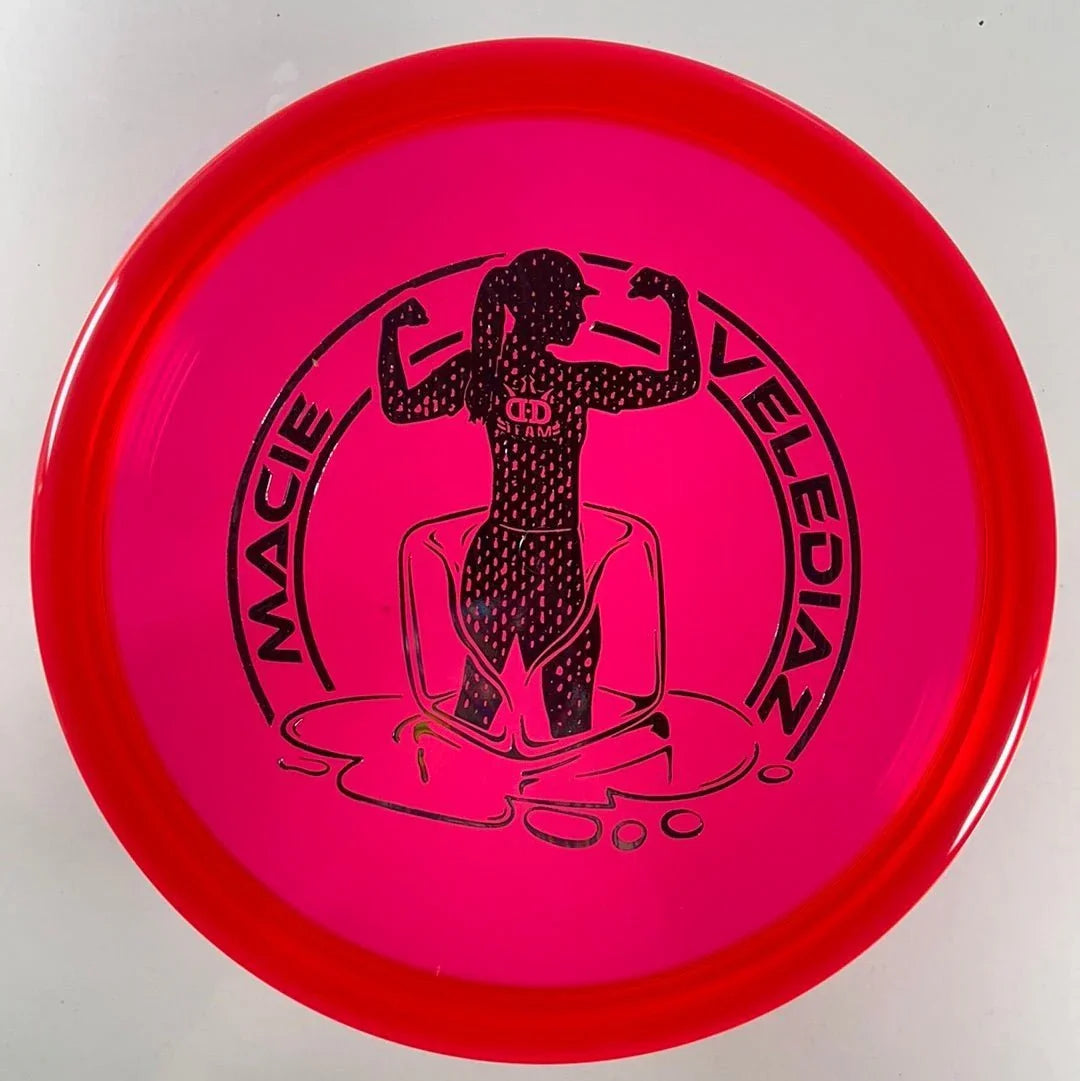 Dynamic Discs Justice | Lucid - Ice | Red/Oilslick 173g (Macie Velediaz) Disc Golf