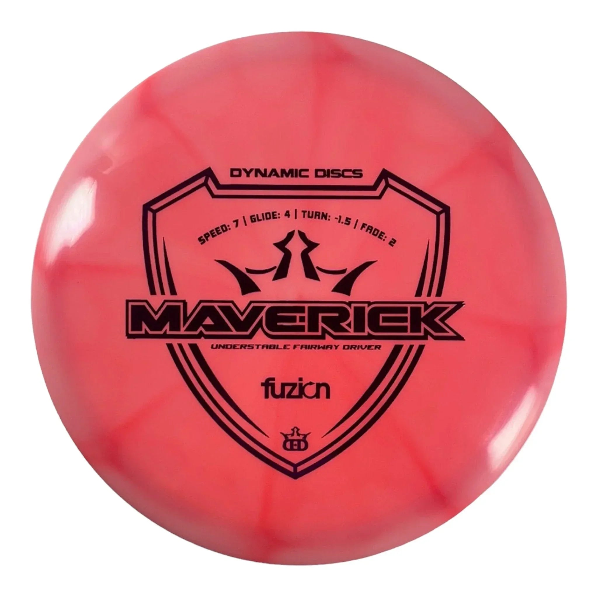 Dynamic Discs Maverick | Fuzion Burst | Pink/Purple 173g Disc Golf