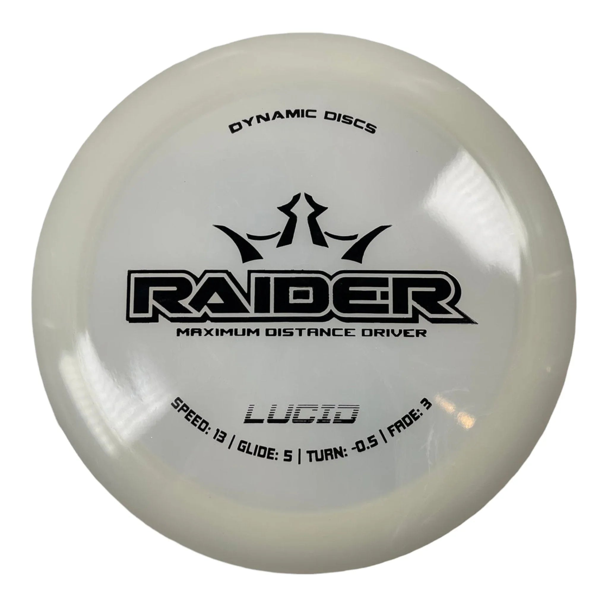 Dynamic Discs Raider | Lucid | White/Black 173 - 174g Disc Golf