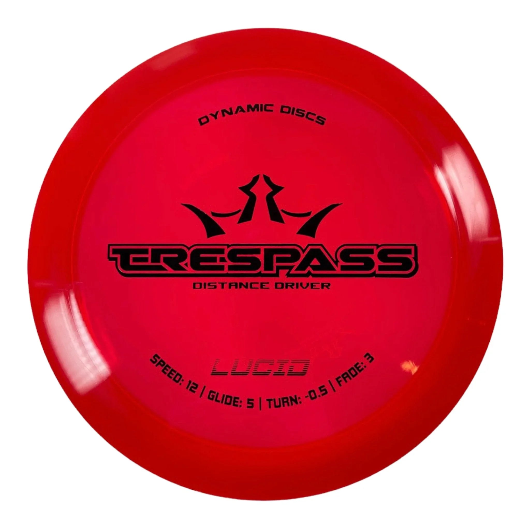 Dynamic Discs Trespass | Lucid | Red/Black 168 - 169g Disc Golf
