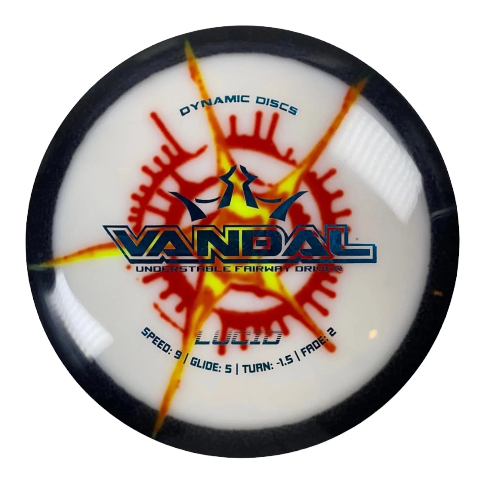 Dynamic Discs Vandal | Lucid | Black/MyDye Disc Golf