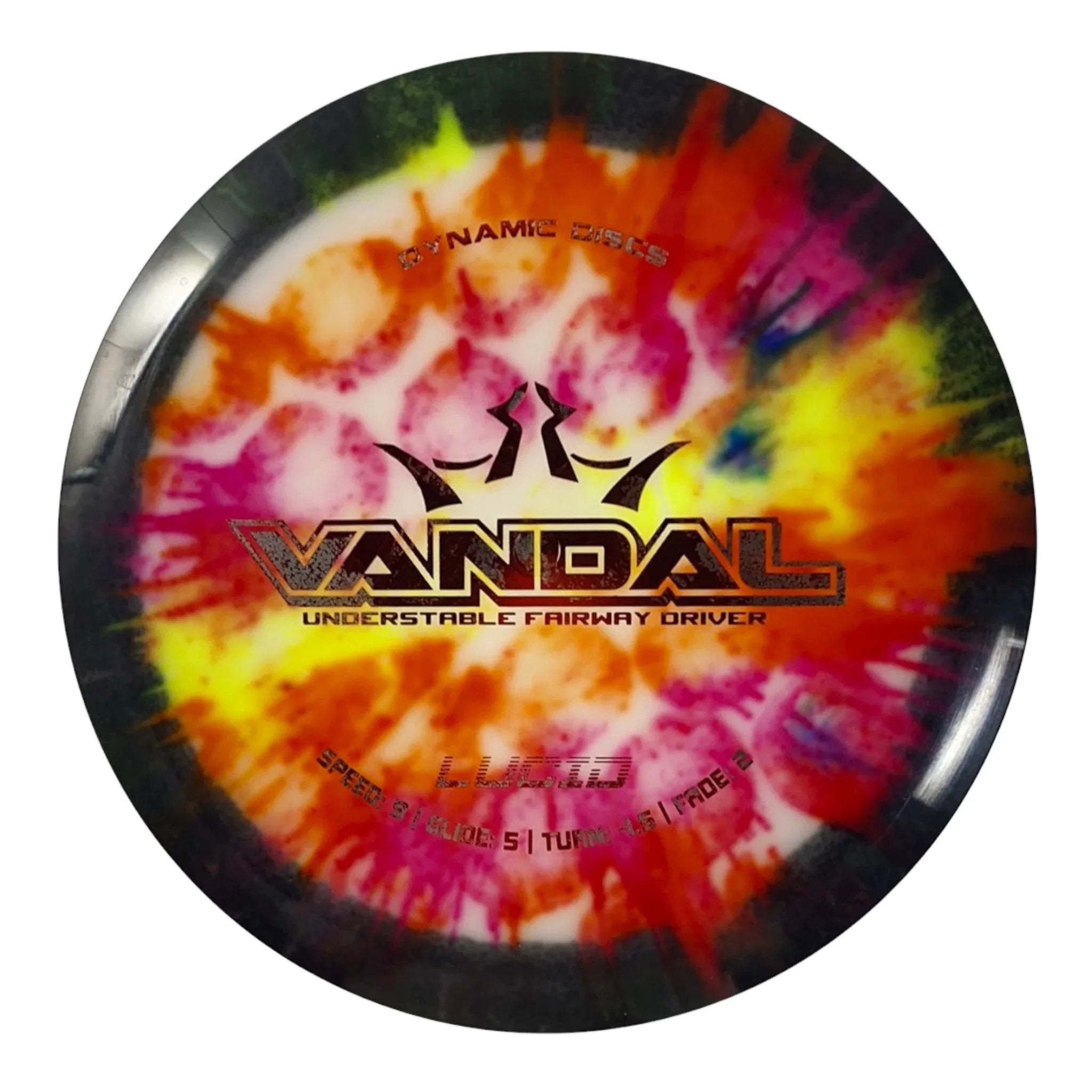 Dynamic Discs Vandal | Lucid | Rainbow/MyDye 176g Disc Golf
