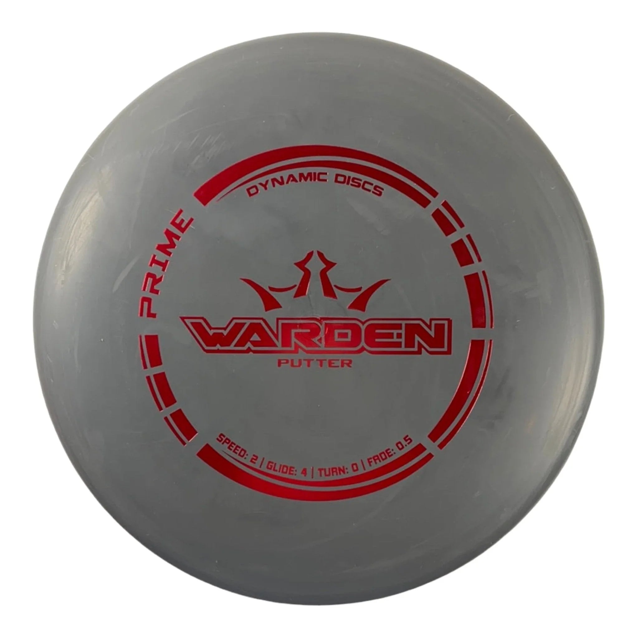 Dynamic Discs Warden | Prime | Grey/Red 174 - 176g Disc Golf