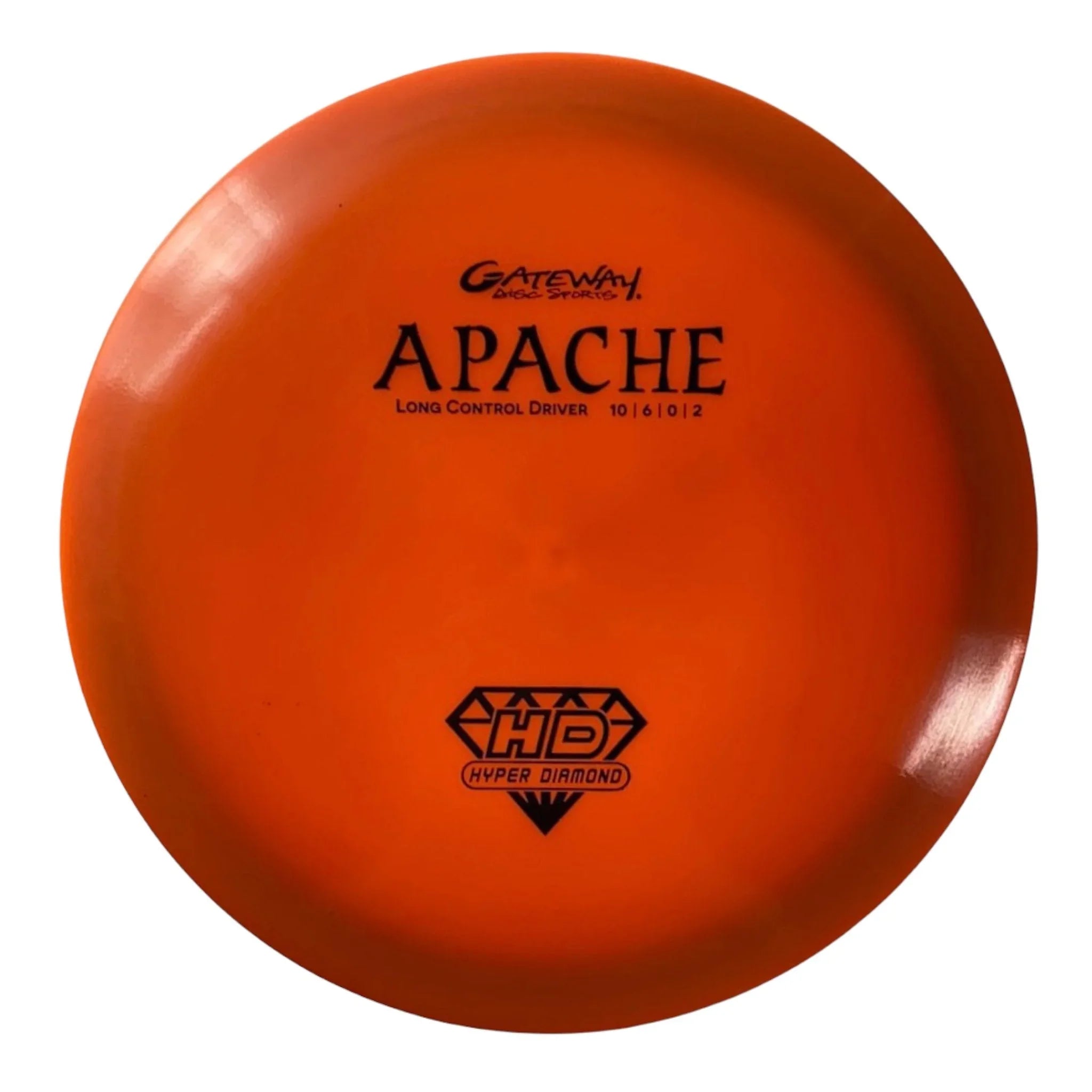Gateway Disc Sports Apache | Hyper Diamond (HD) | Orange/Black 171 - 172g Disc Golf