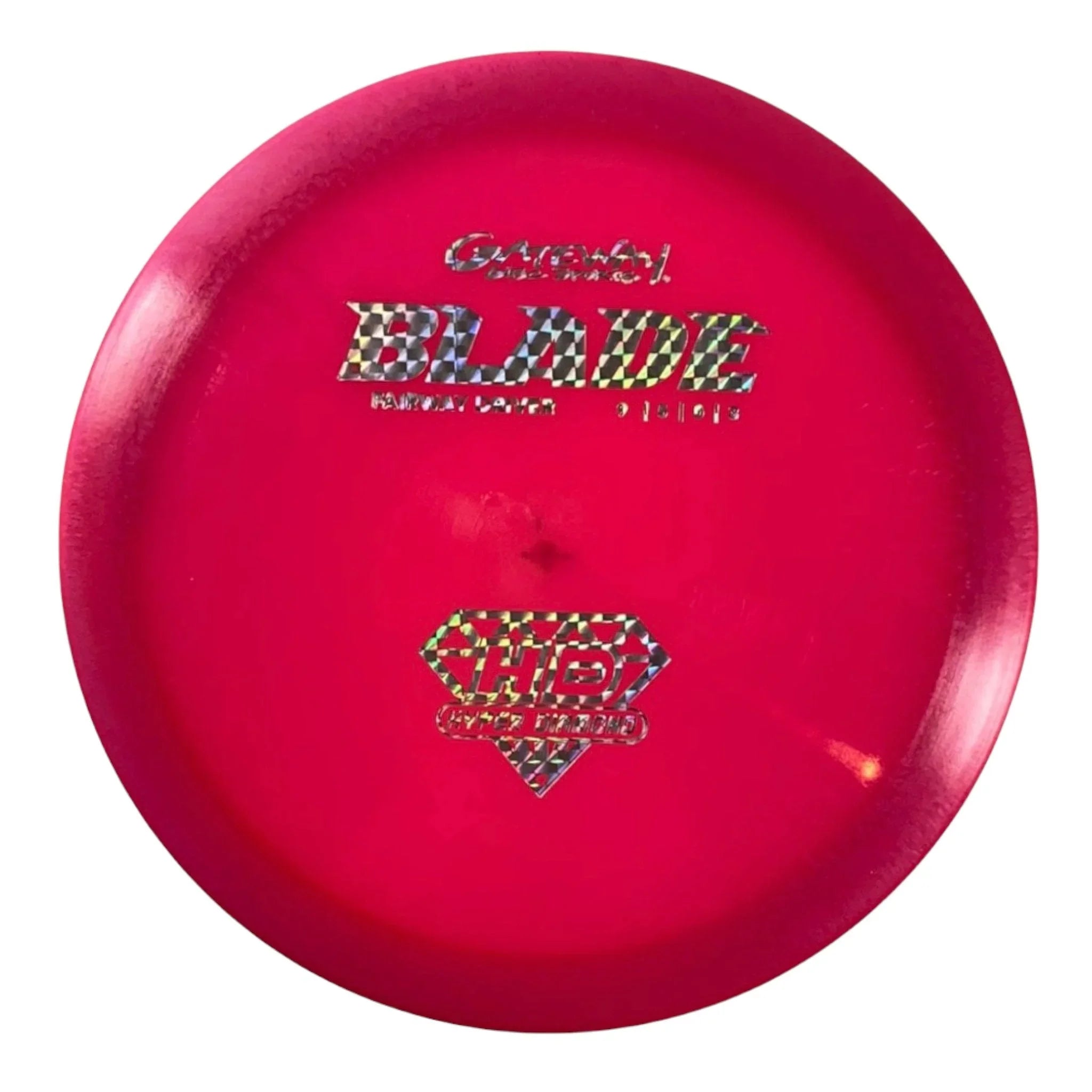 Gateway Disc Sports Blade | Hyper Diamond (HD) | Pink/Holo 175g Disc Golf
